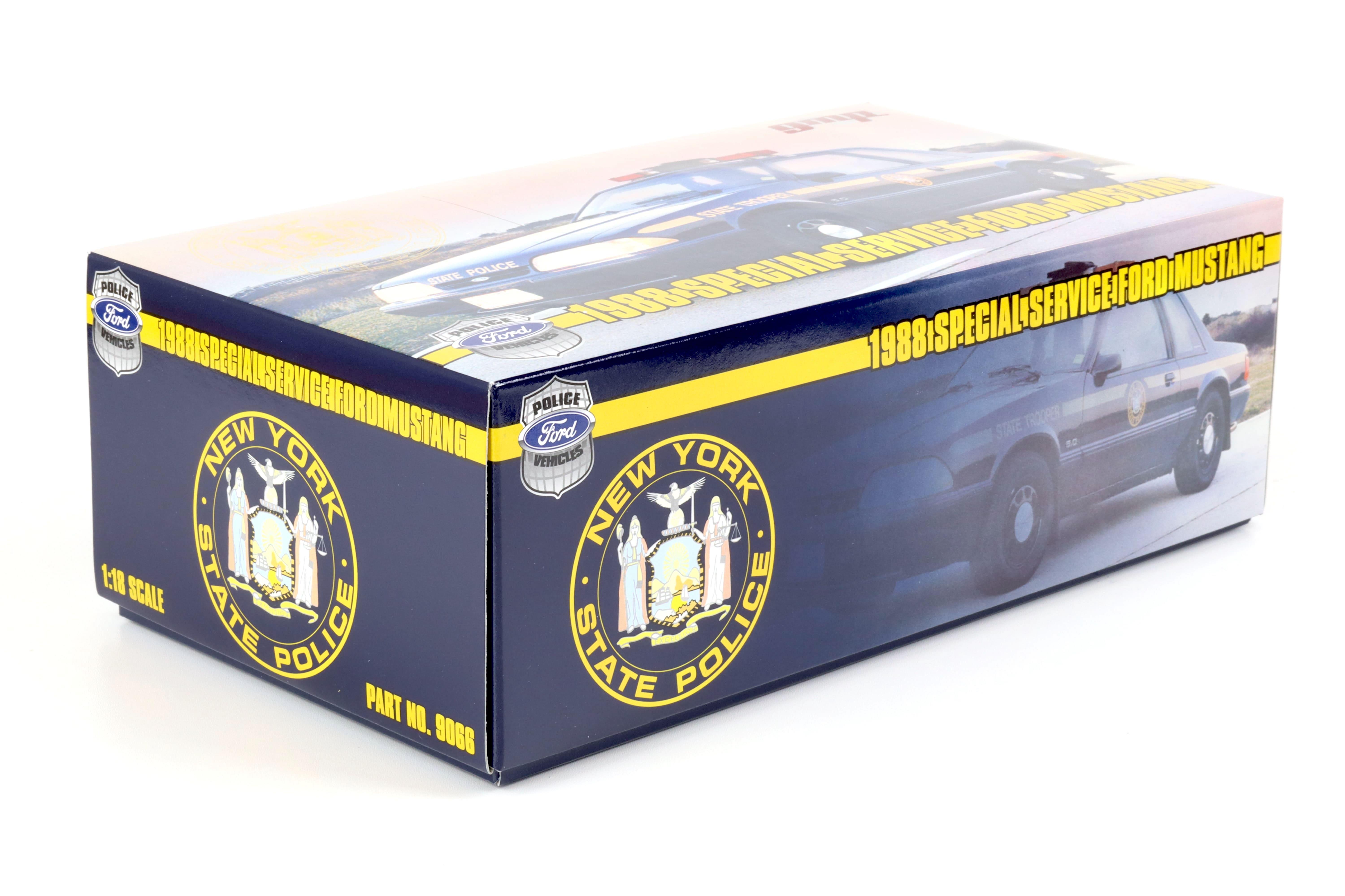 1:18 GMP 1988 Ford Mustang 5.0 Coupe New York State Police Special Service