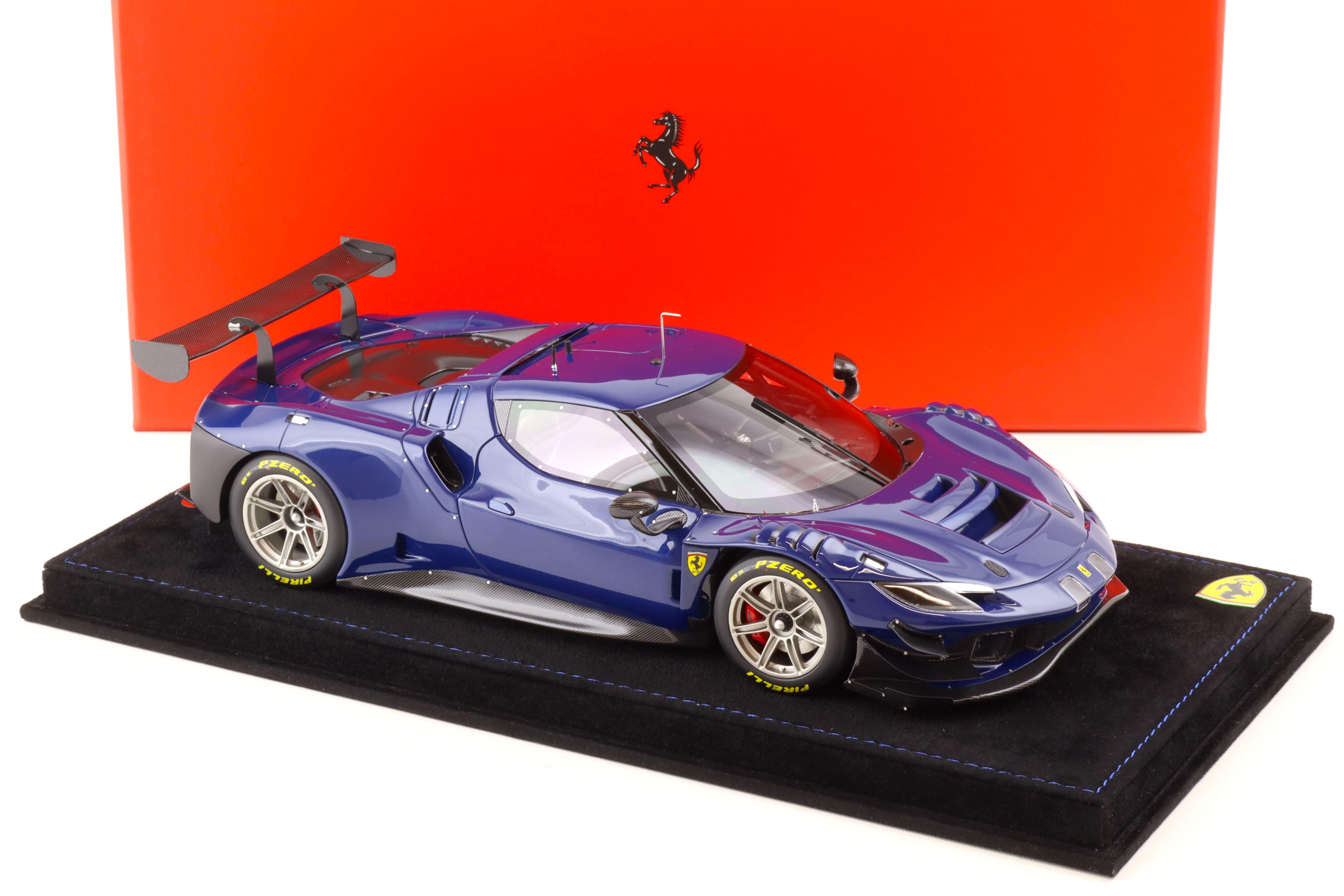 1:18 BBR Ferrari 296 GT3 Blu Elettrico blue 2022 - Limited 24 pcs.