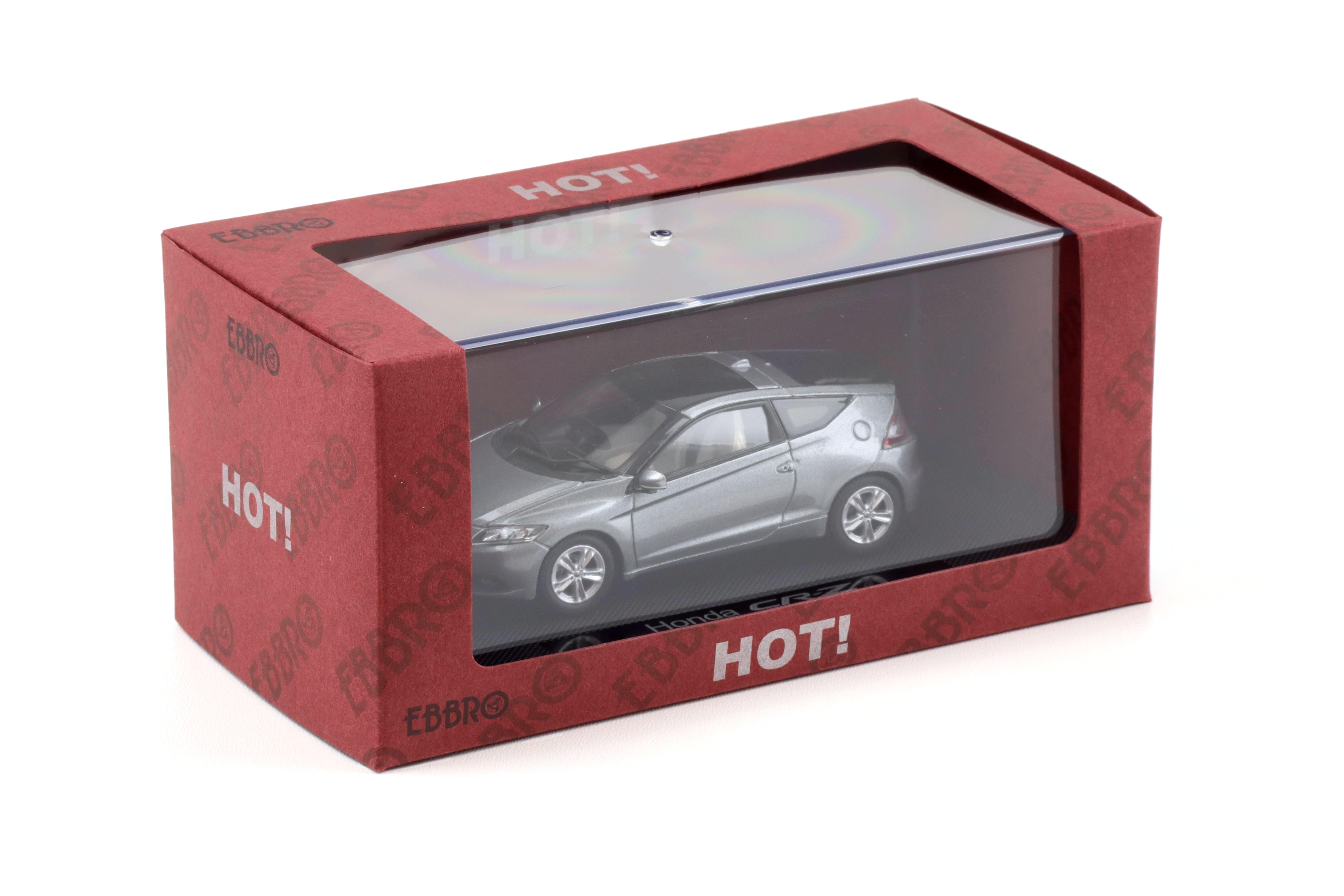 1:43 Ebbro Honda CR-Z 2010 silver-grey metallic