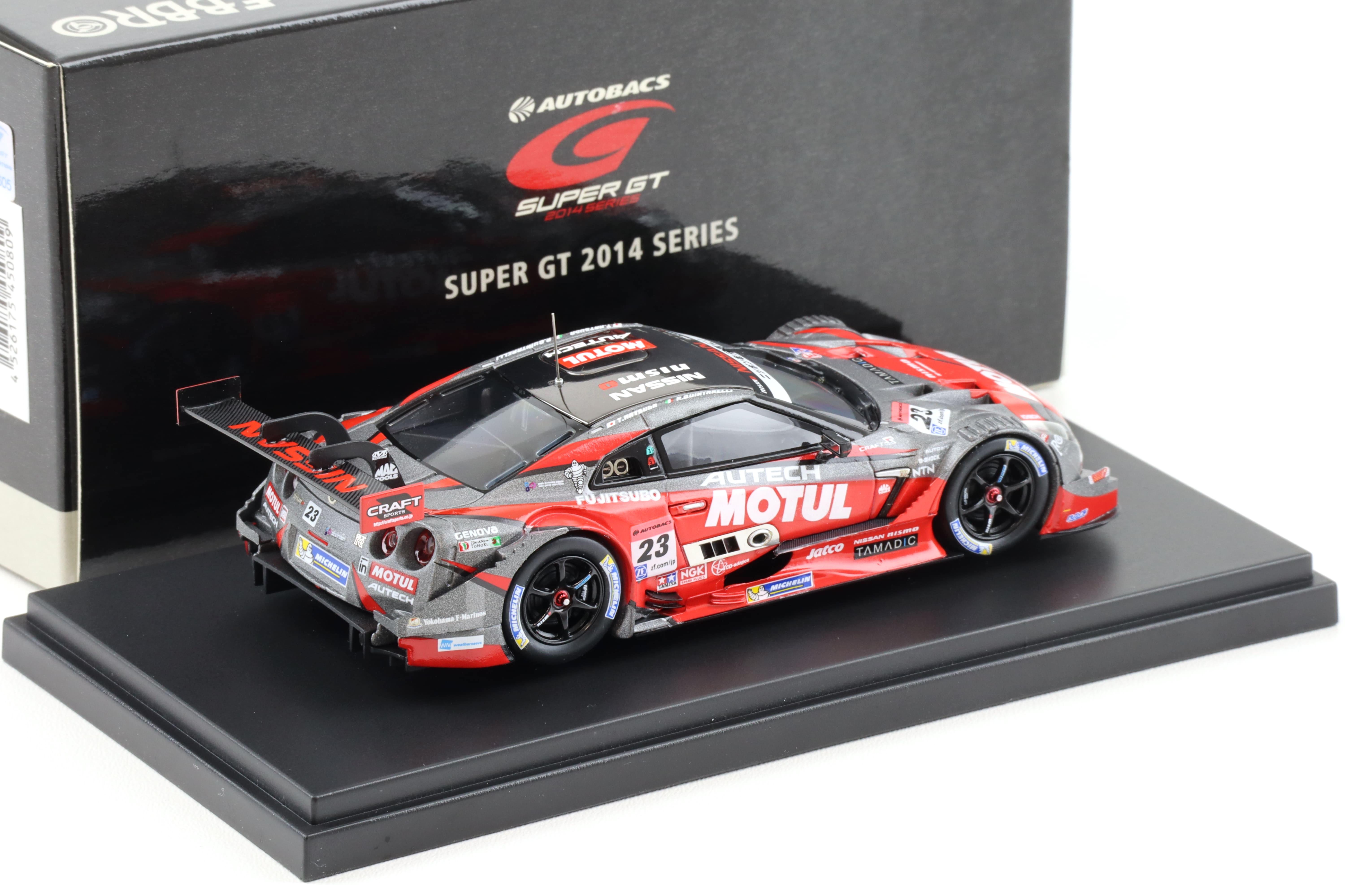 1:43 Ebbro Nissan GT-R MOTUL AUTECH GT-R Rd.2 Fuji 2014 #23 LDF Matsuda