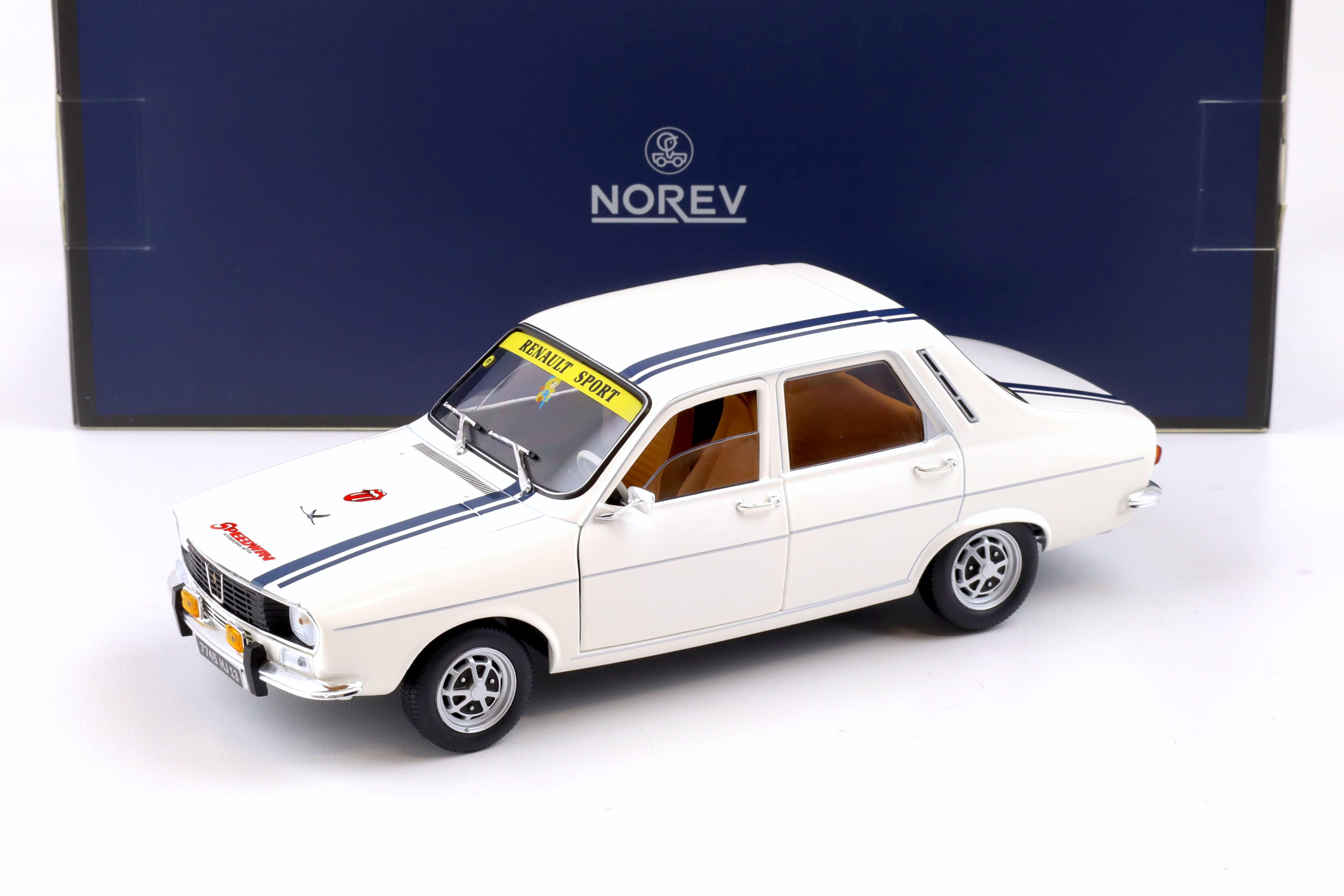 1:18 Norev Renault 12 Tuning 1993 white Fadas de Marseille - Limited 300 pcs.