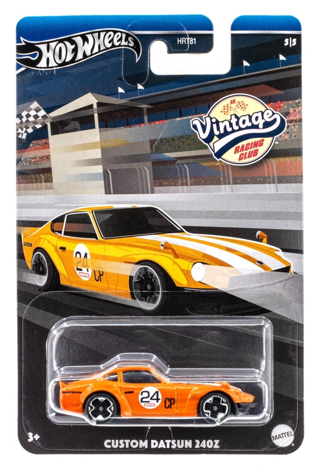 1:64 Hot Wheels 2024 Vintage Racing Club 979B Custom Datsun 240Z orange