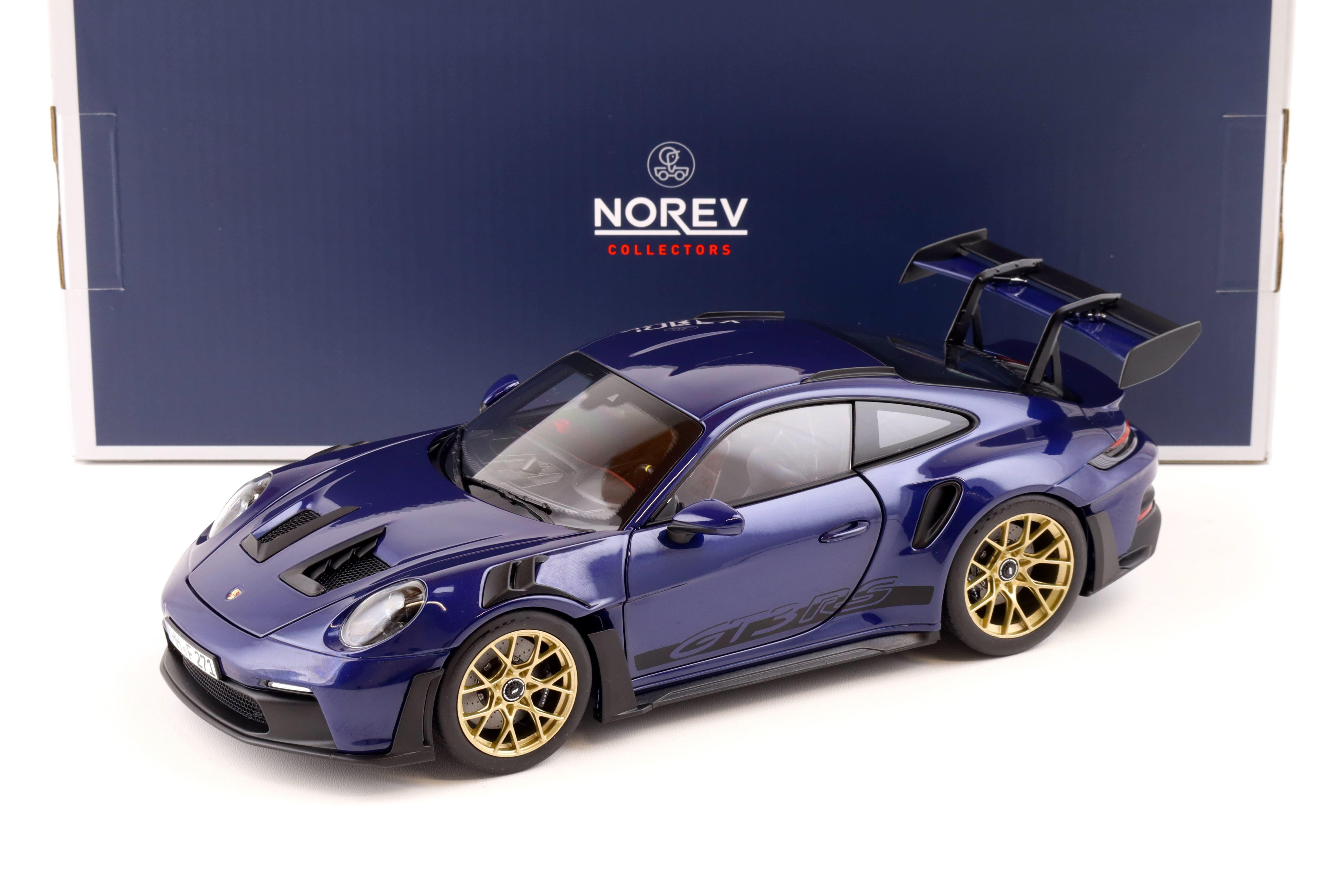1:18 Norev Porsche 911 (992) GT3 RS Coupe 2022 Gentian blue metallic/ black