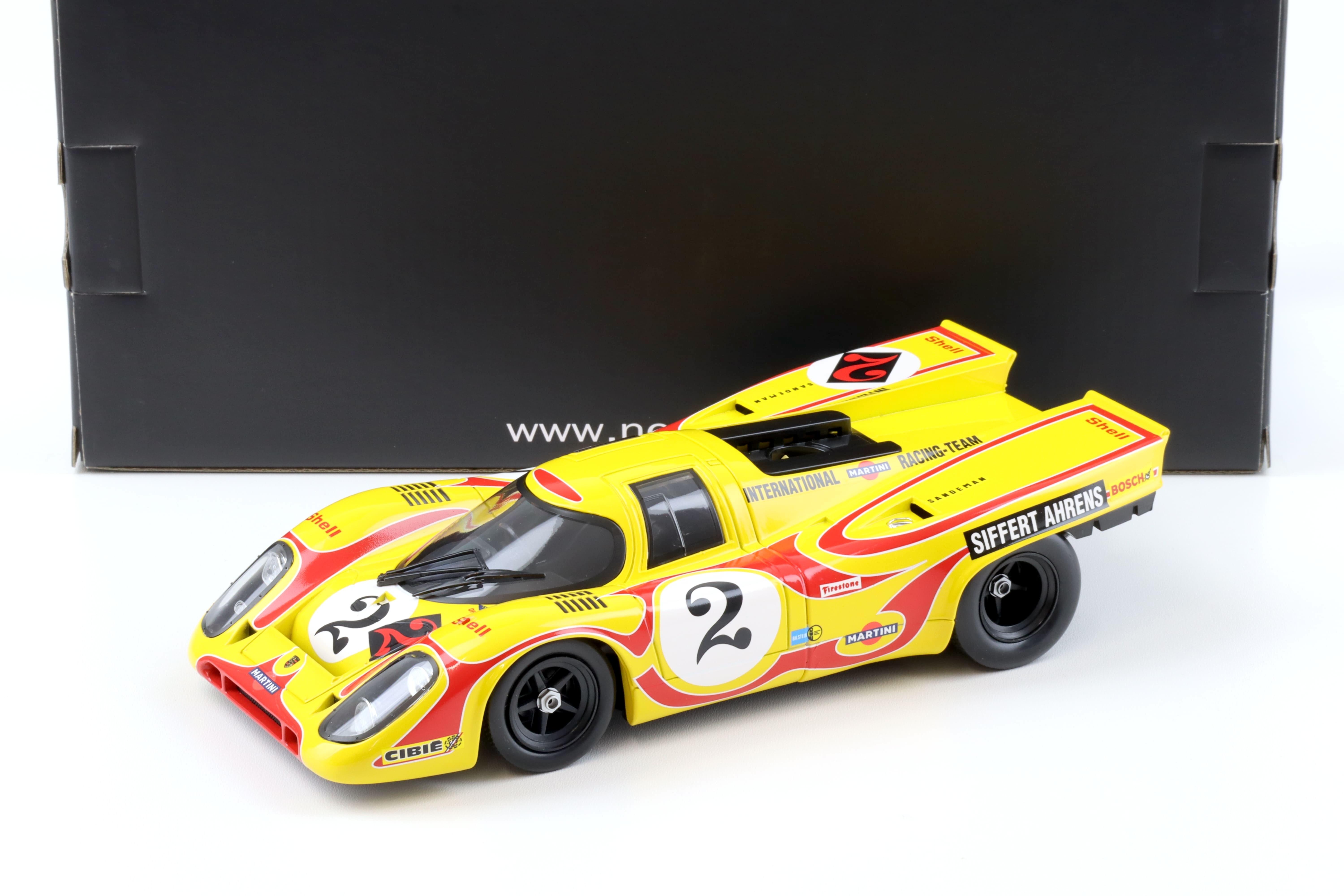 1:18 Norev Porsche 917K Team AAW Martini #2 Siffert/ Ahrens 9h Kyalami 1970