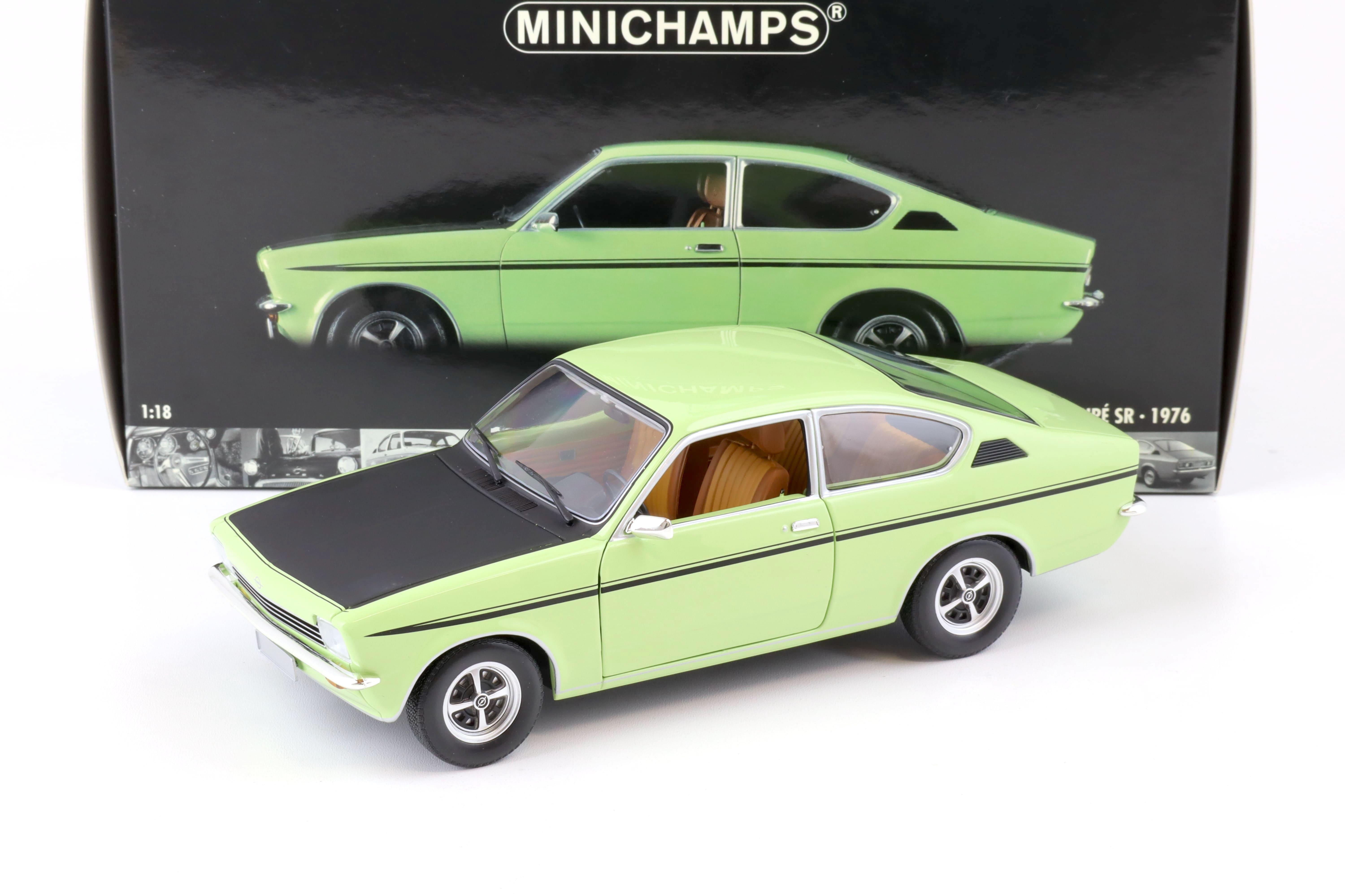 1:18 Minichamps Opel Kadett C Coupe SR 1976 green/ black