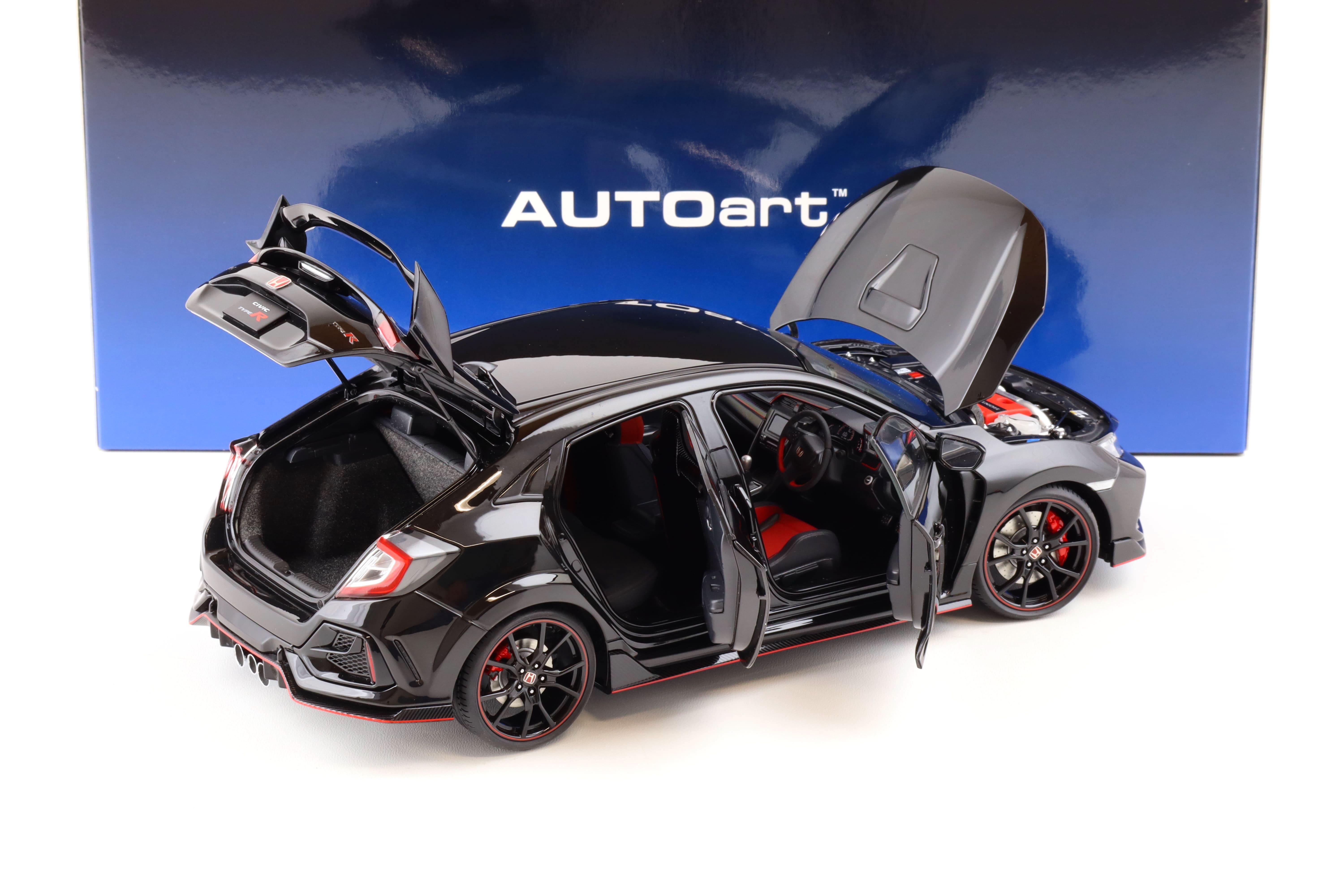 1:18 AUTOart Honda Civic Type R (FK8) 2021 Crystal black pearl 73222