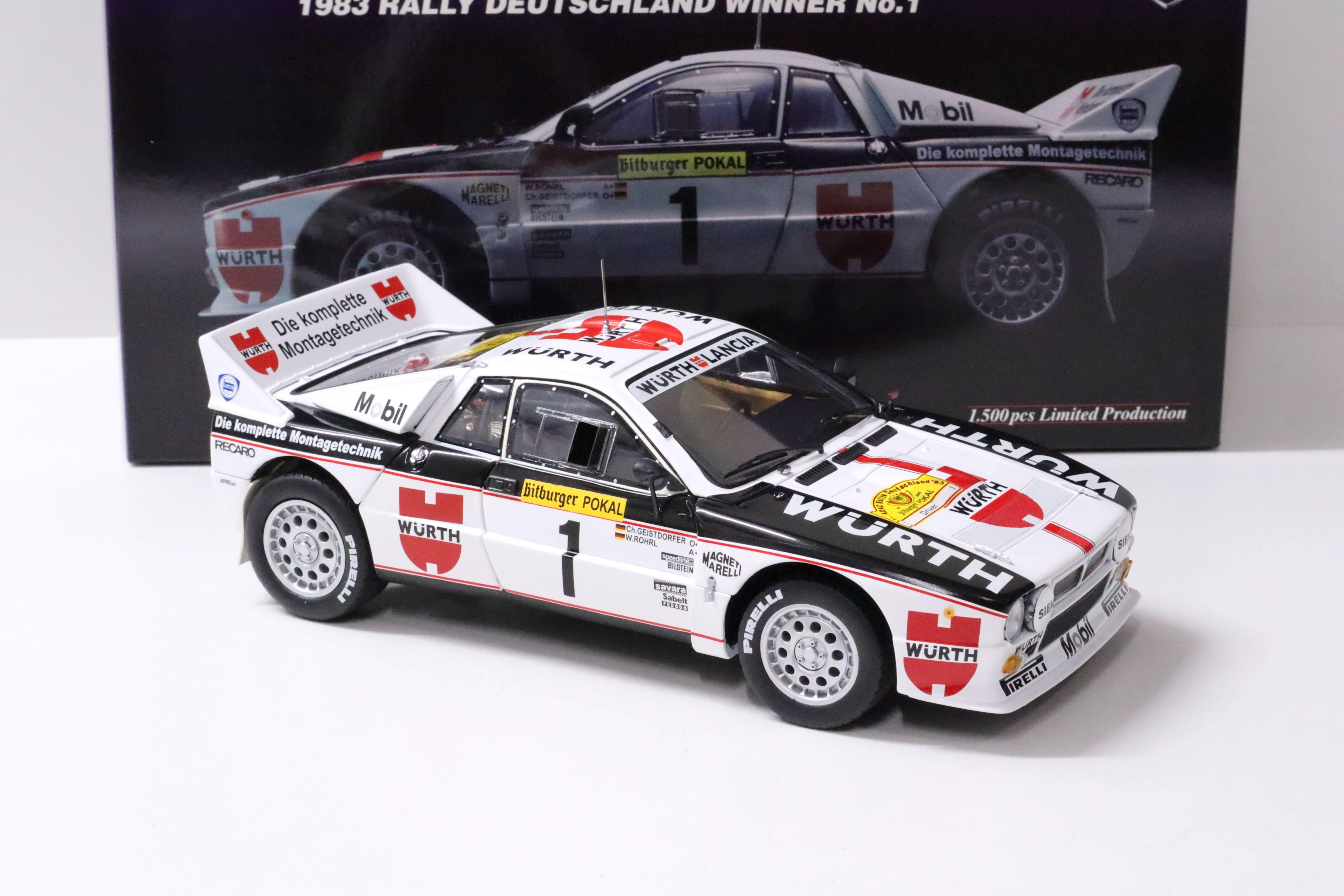 1:18 Kyosho Lancia 037 Rally Deutschland Winner #1 WÜRTH