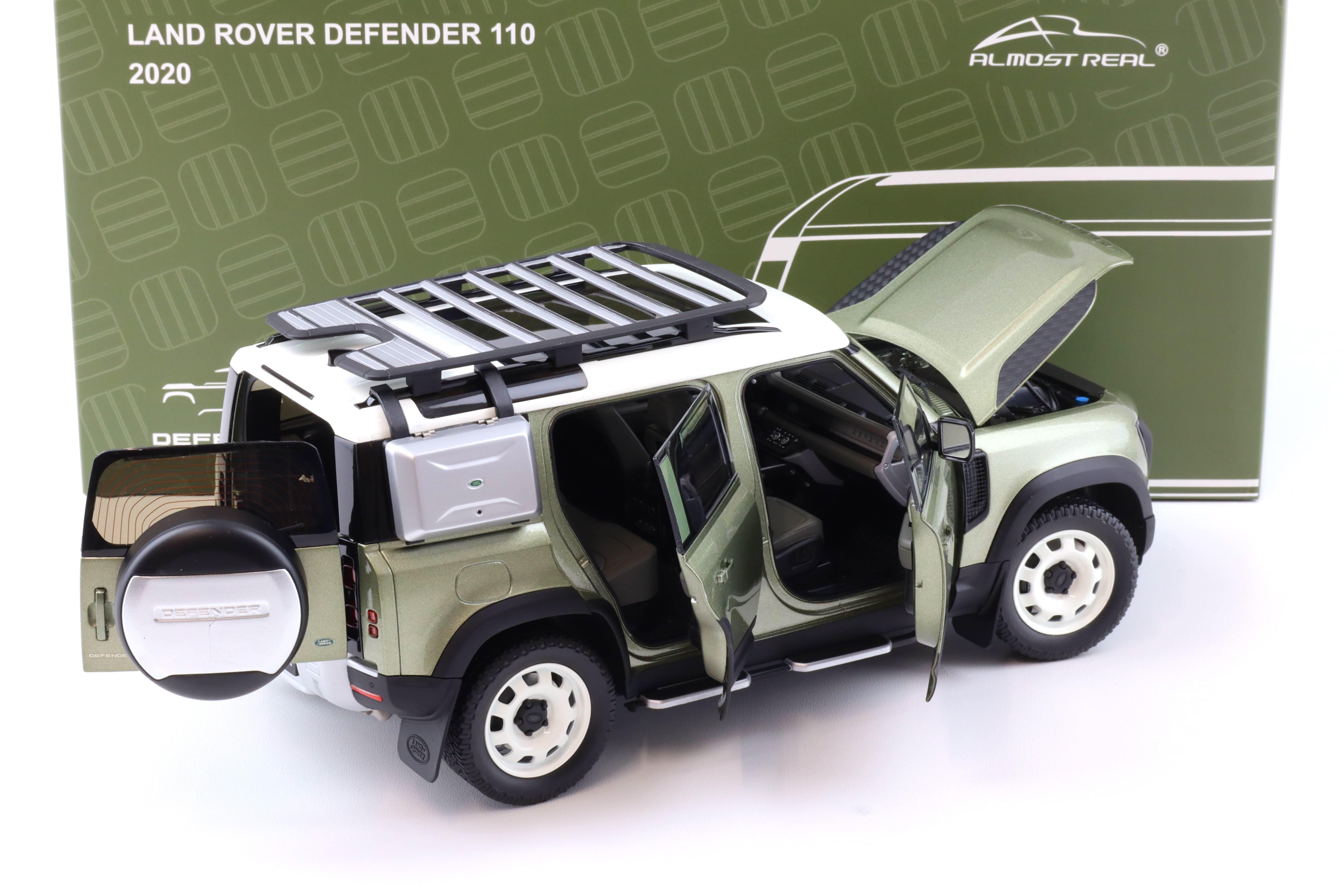 1:18 Almost Real Land Rover Defender 110 Pangea green 2020