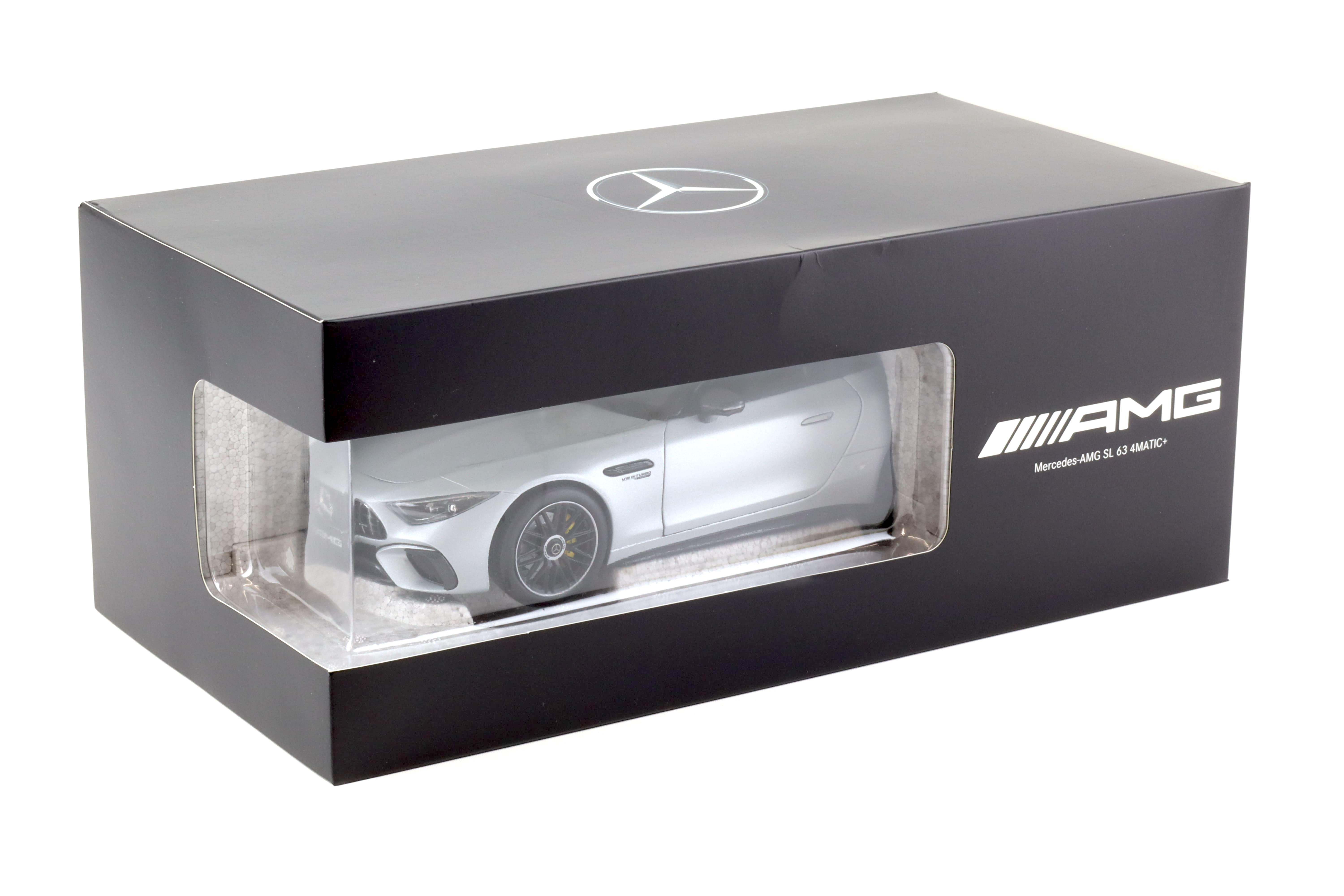 1:18 iScale Mercedes SL 63 4MATIC+ AMG Roadster high-tech silver magno DEALER VERSION