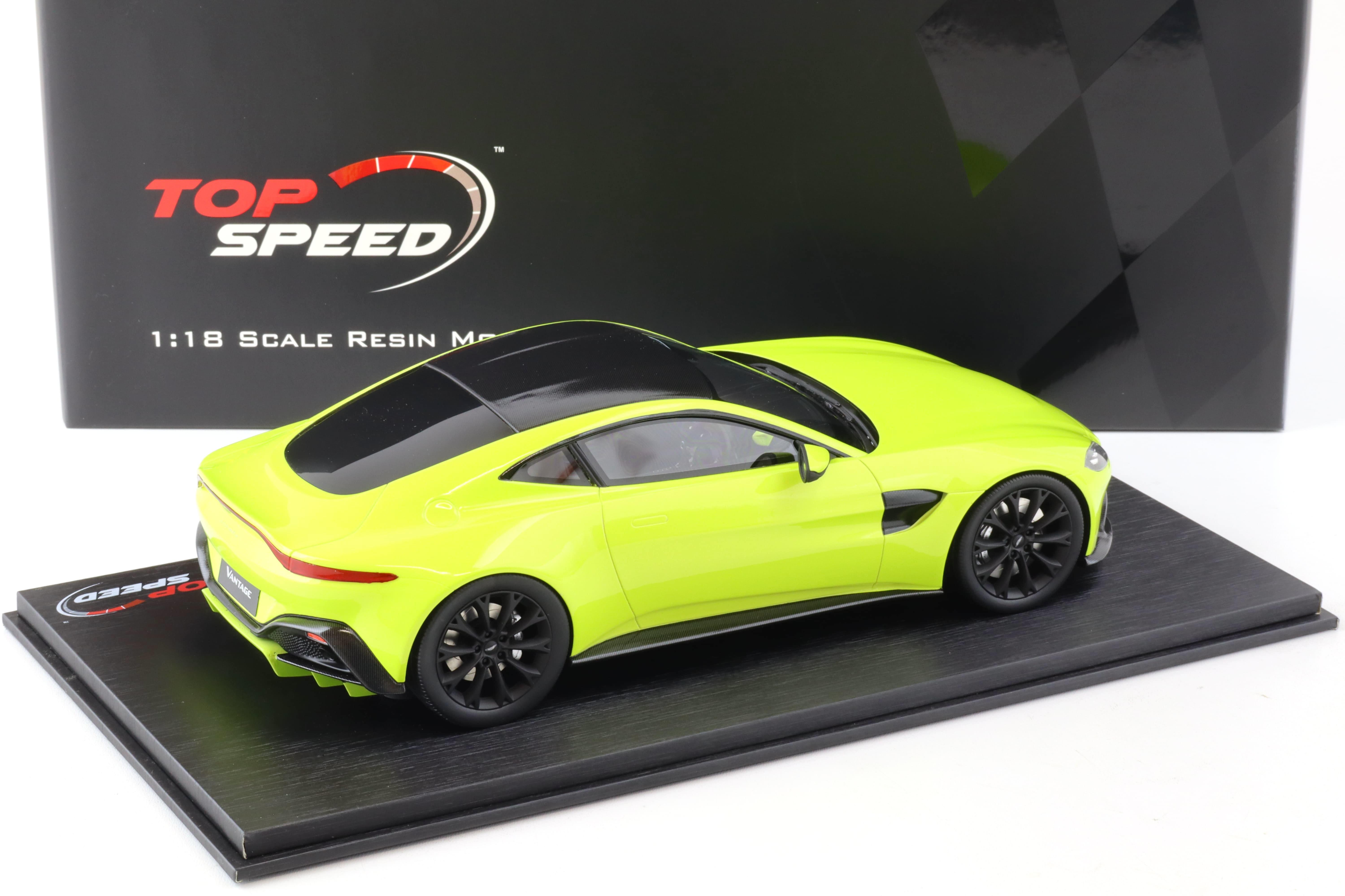 1:18 Top Speed 2018 Aston Martin Vantage Coupe Lime Essence TS0183