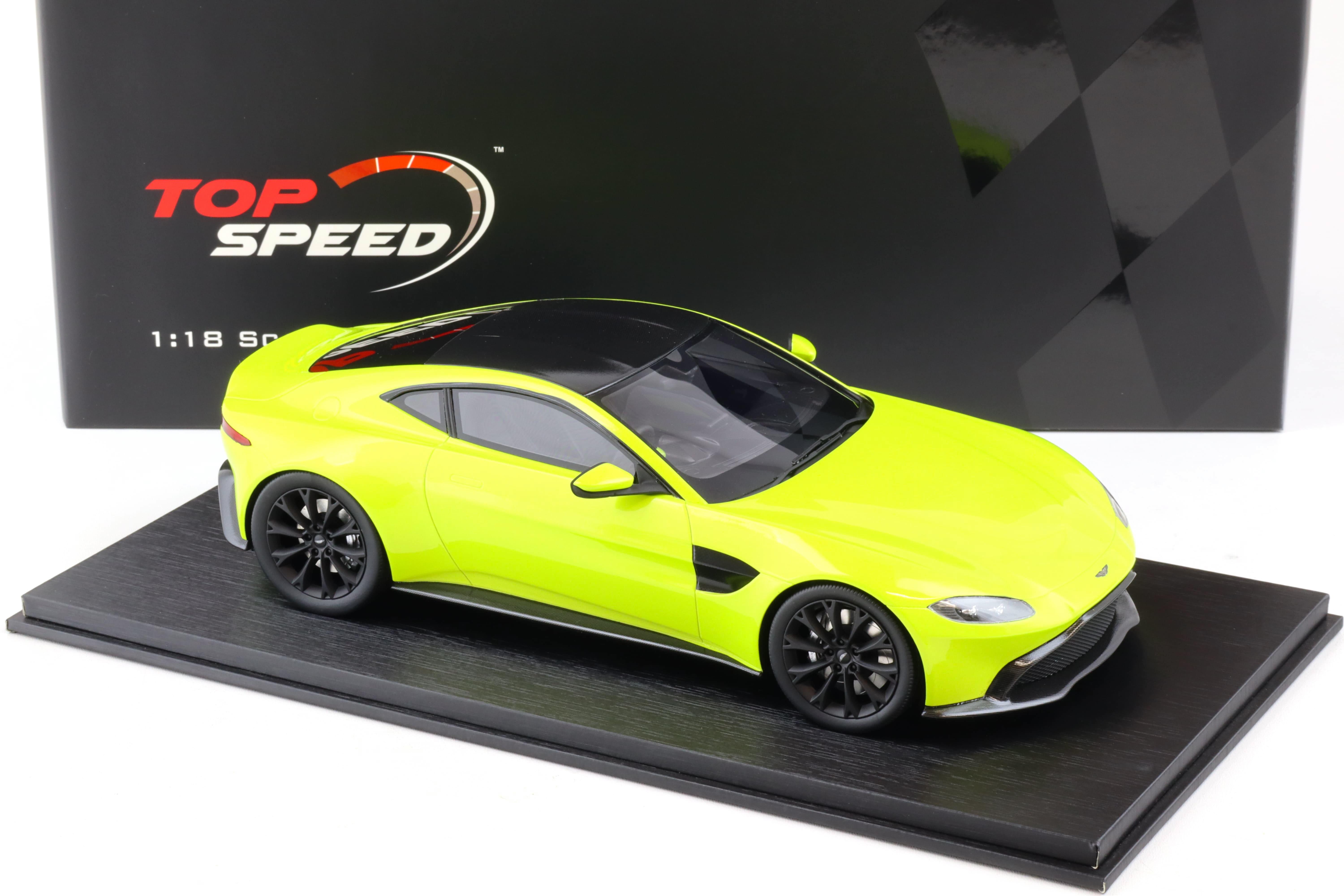 1:18 Top Speed 2018 Aston Martin Vantage Coupe Lime Essence TS0183