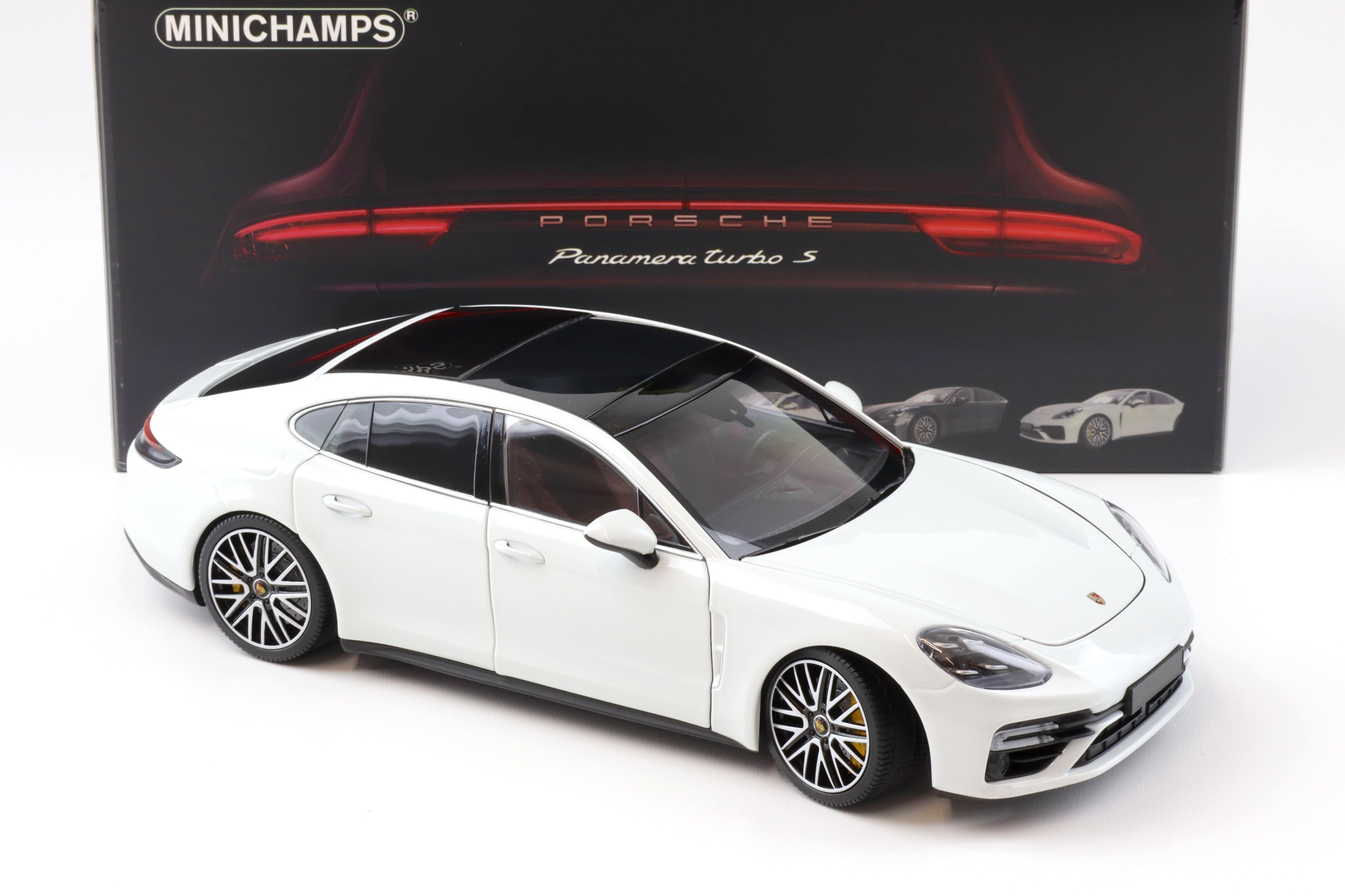 1:18 Minichamps Porsche Panamera Turbo S 2020 white metallic