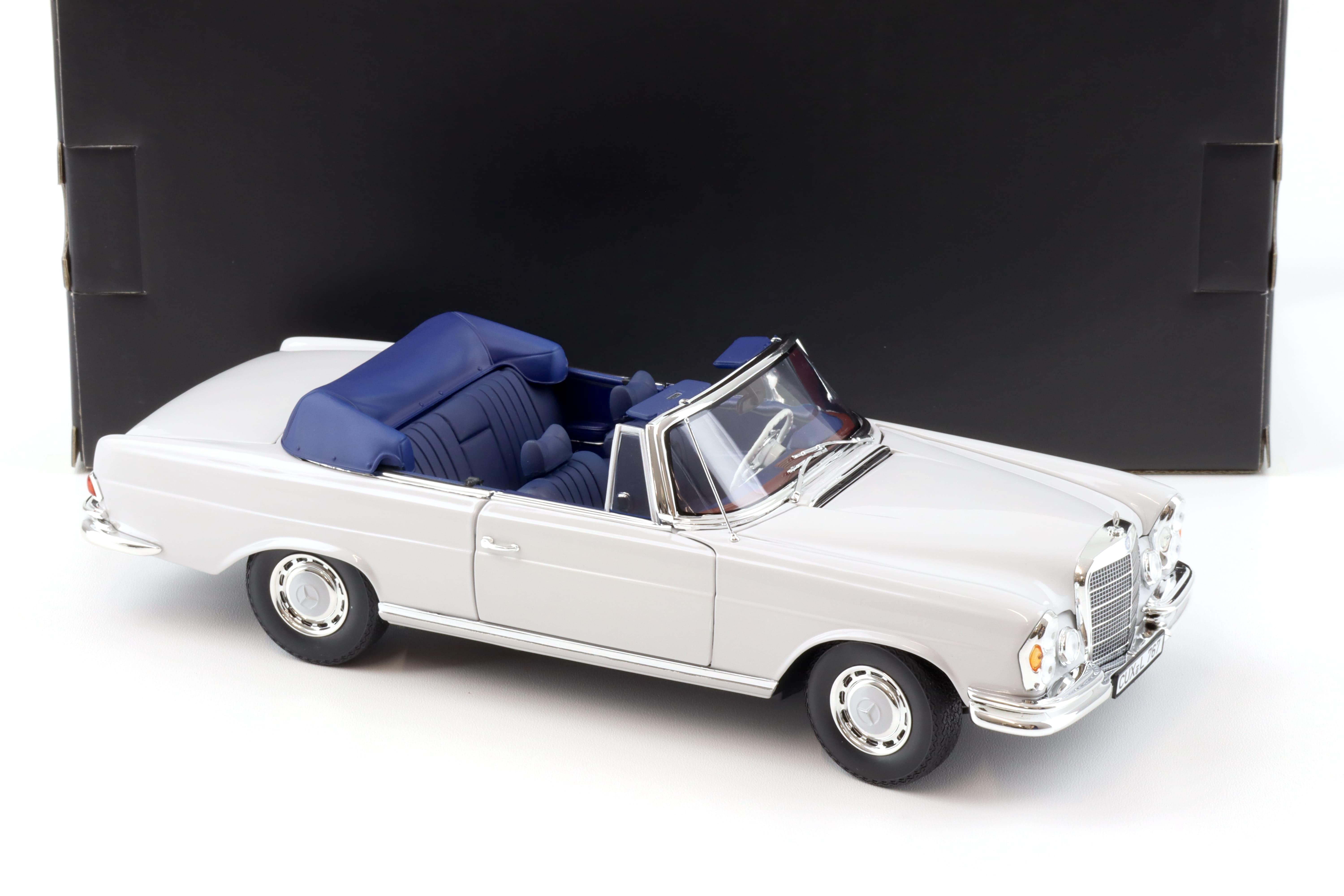 1:18 Norev Mercedes 280 SE Cabriolet 1968 light grey