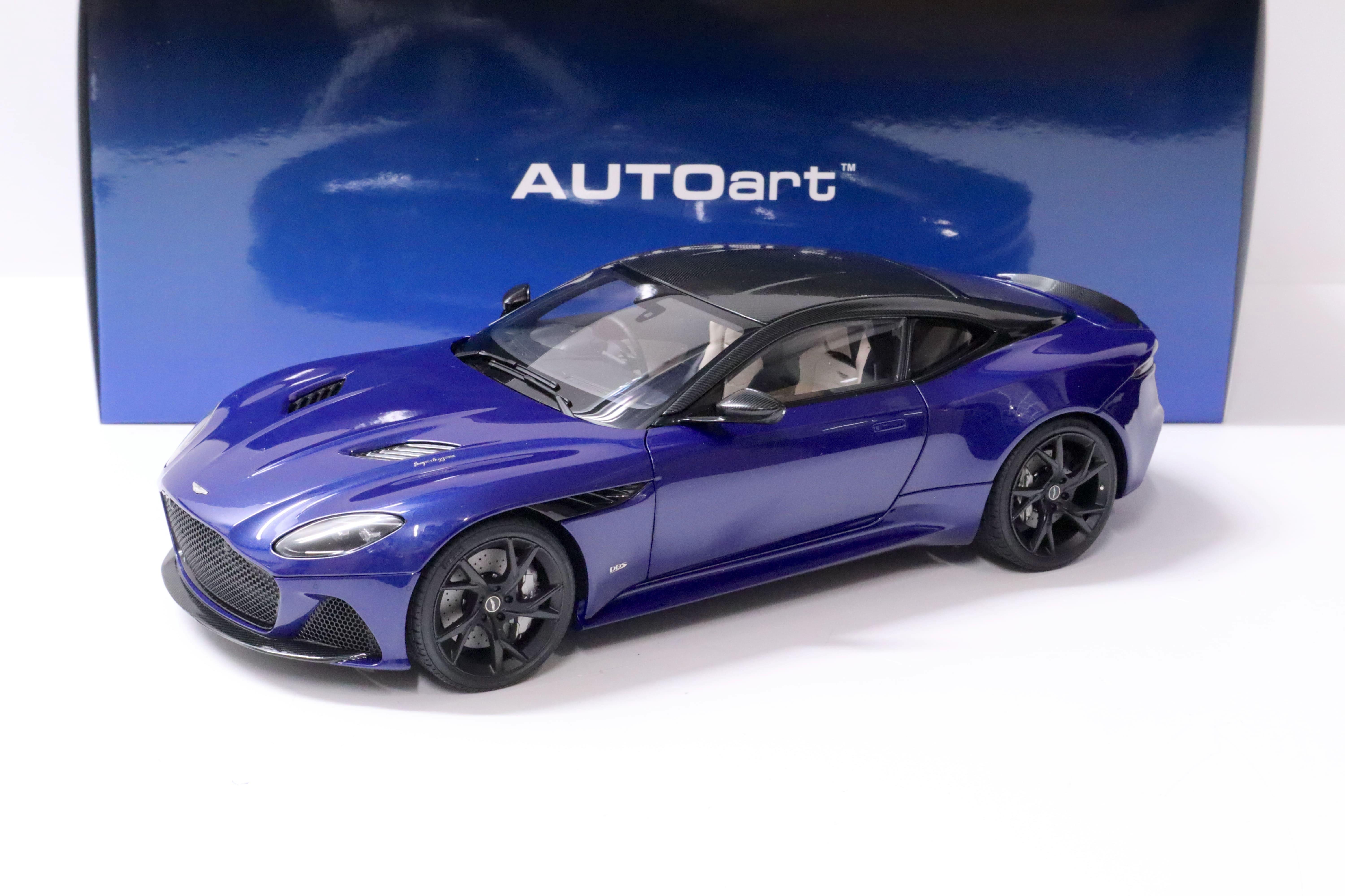 1:18 AUTOart Aston Martin DBS Superleggera 2019 Zaffre blue metallic