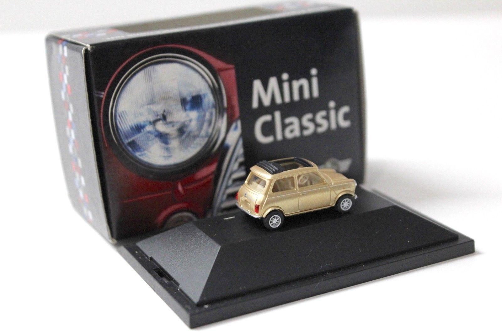 1:87 Herpa Classic Mini Cooper Knightsbridge gold DEALER VERSION