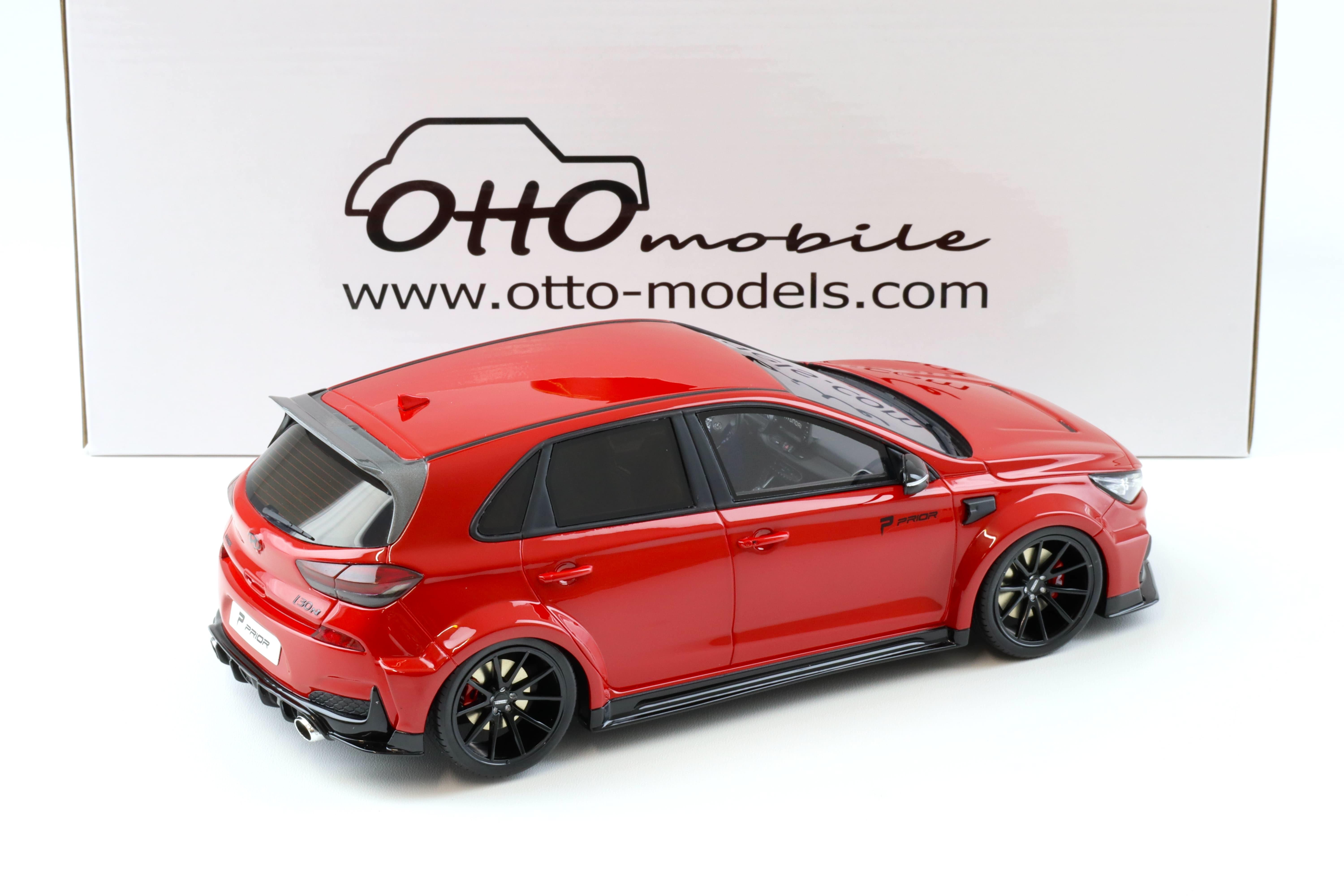 1:18 OTTO mobile OT1112 Hyundai PRIOR Design I30 N Tuners 2021 red