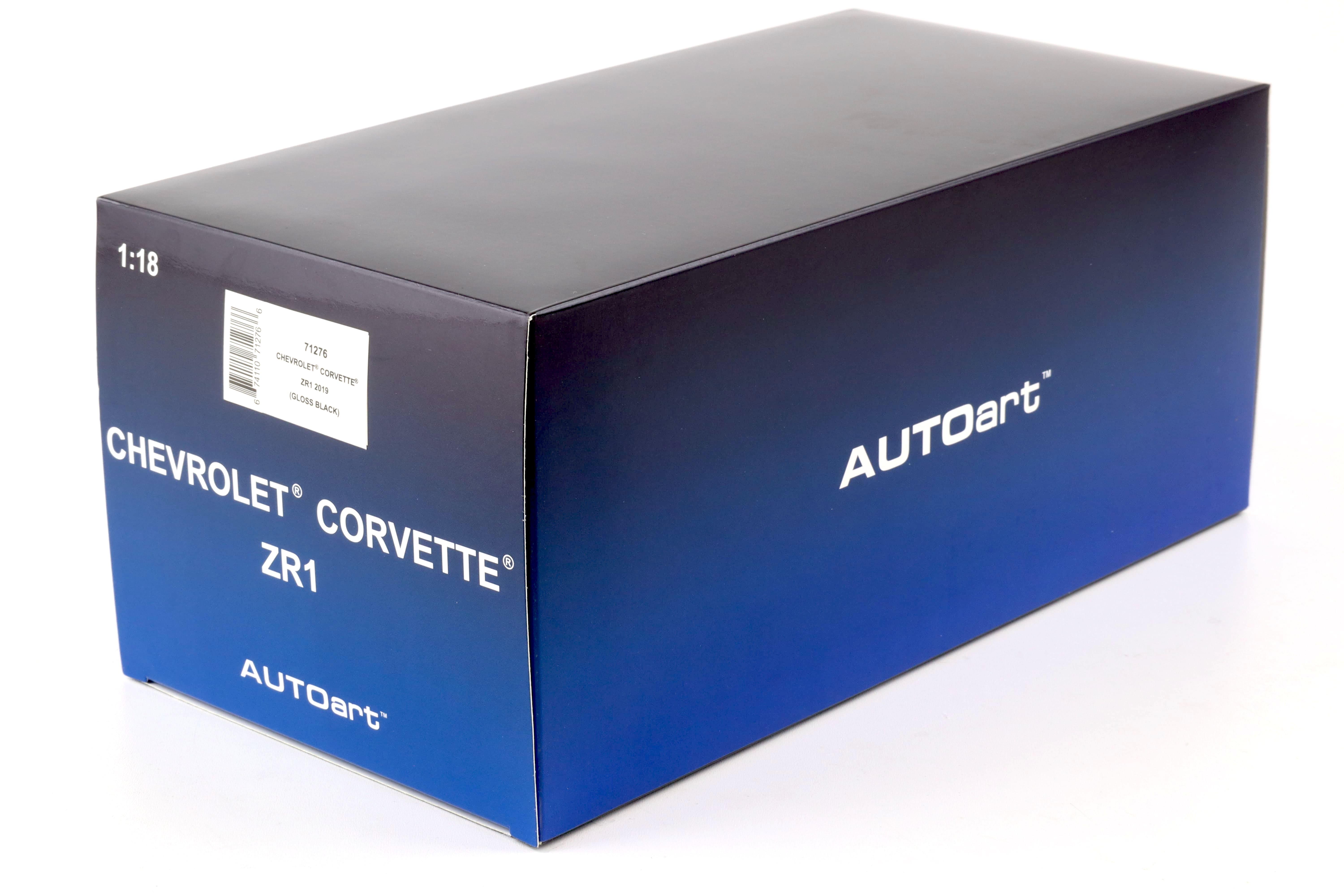1:18 AUTOart Chevrolet Corvette C7 ZR1 Coupe 2019 Gloss black