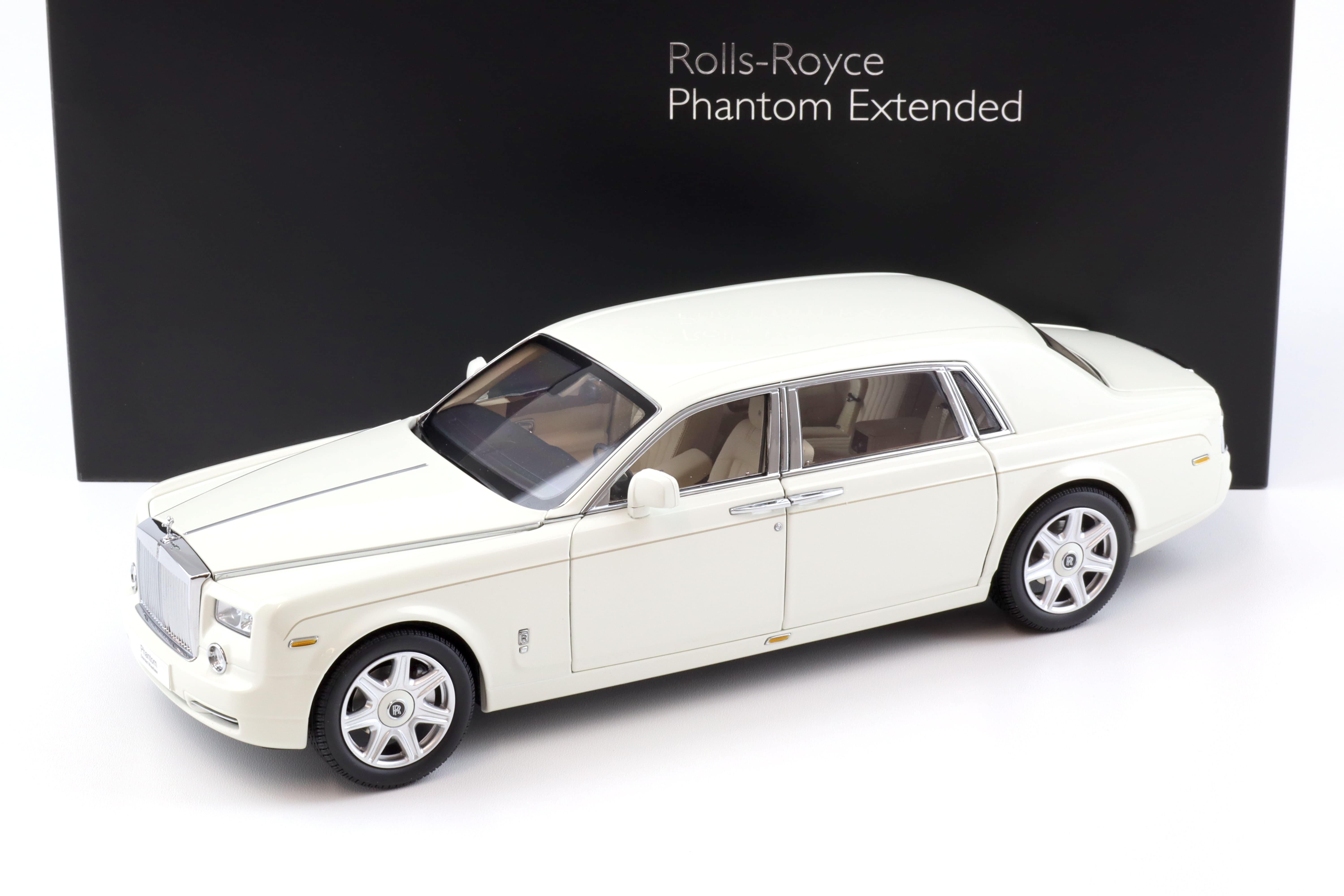 1:18 Kyosho Rolls Royce Phantom EWB Extended Wheelbase 2012 English white