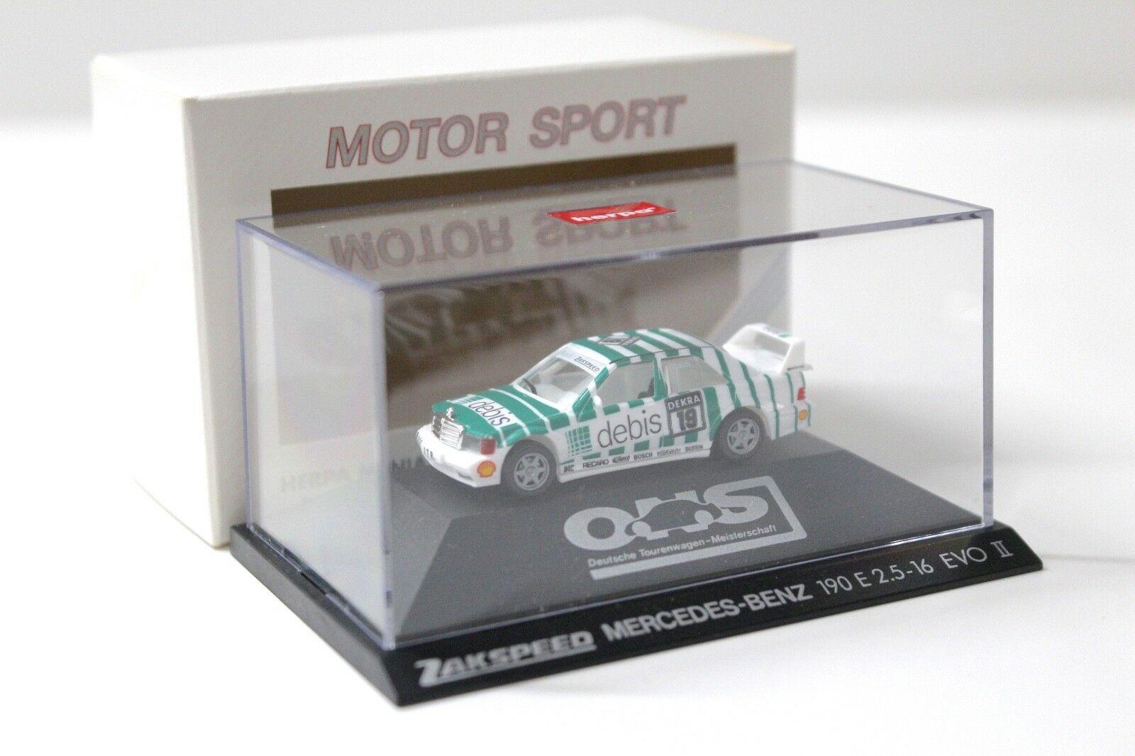 1:87 Herpa ZAKSPEED Mercedes 190E 2.3-16 EVO II #19 Asch 