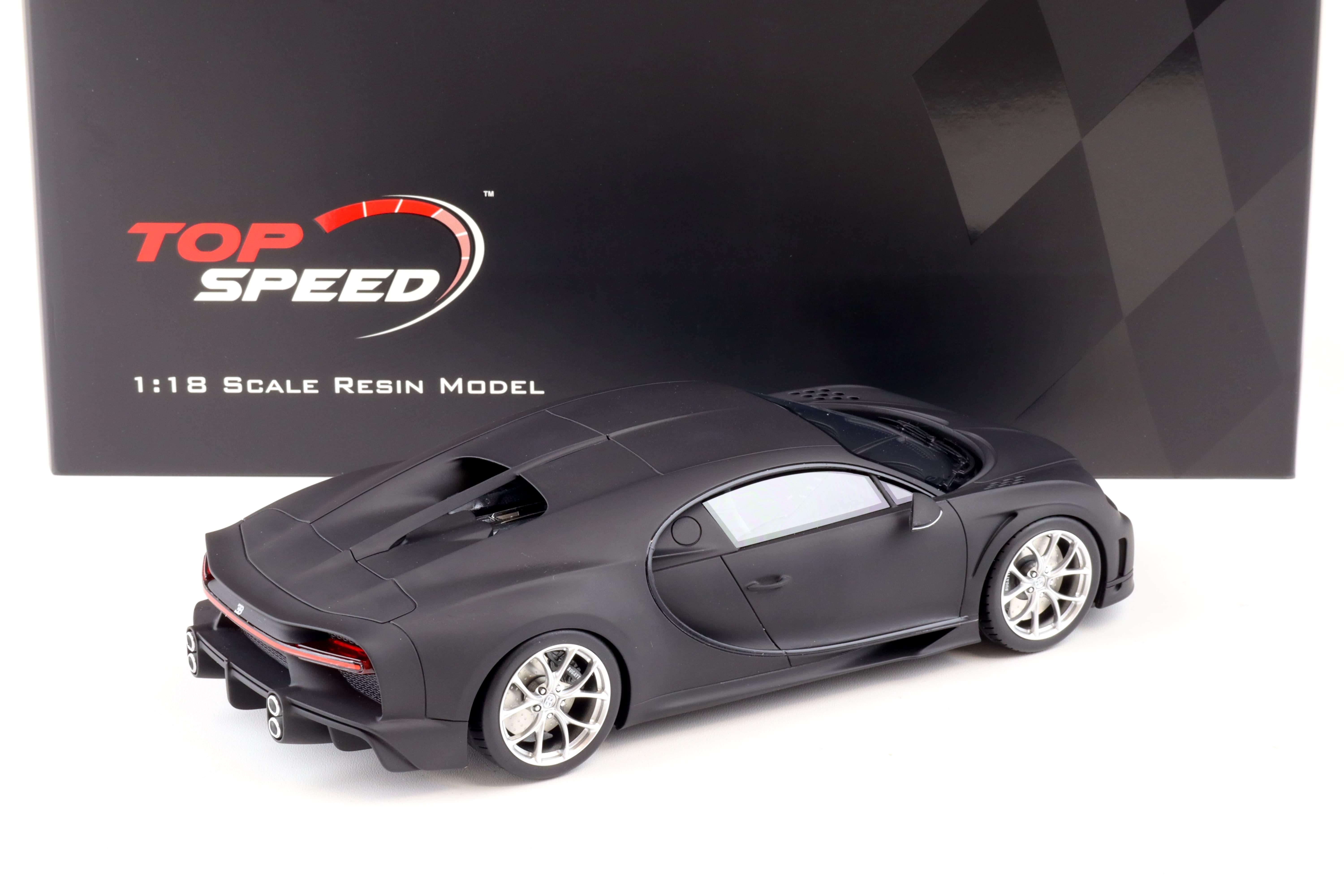 1:18 Top Speed Bugatti Chiron Super Sport 300+ matt black TS0346