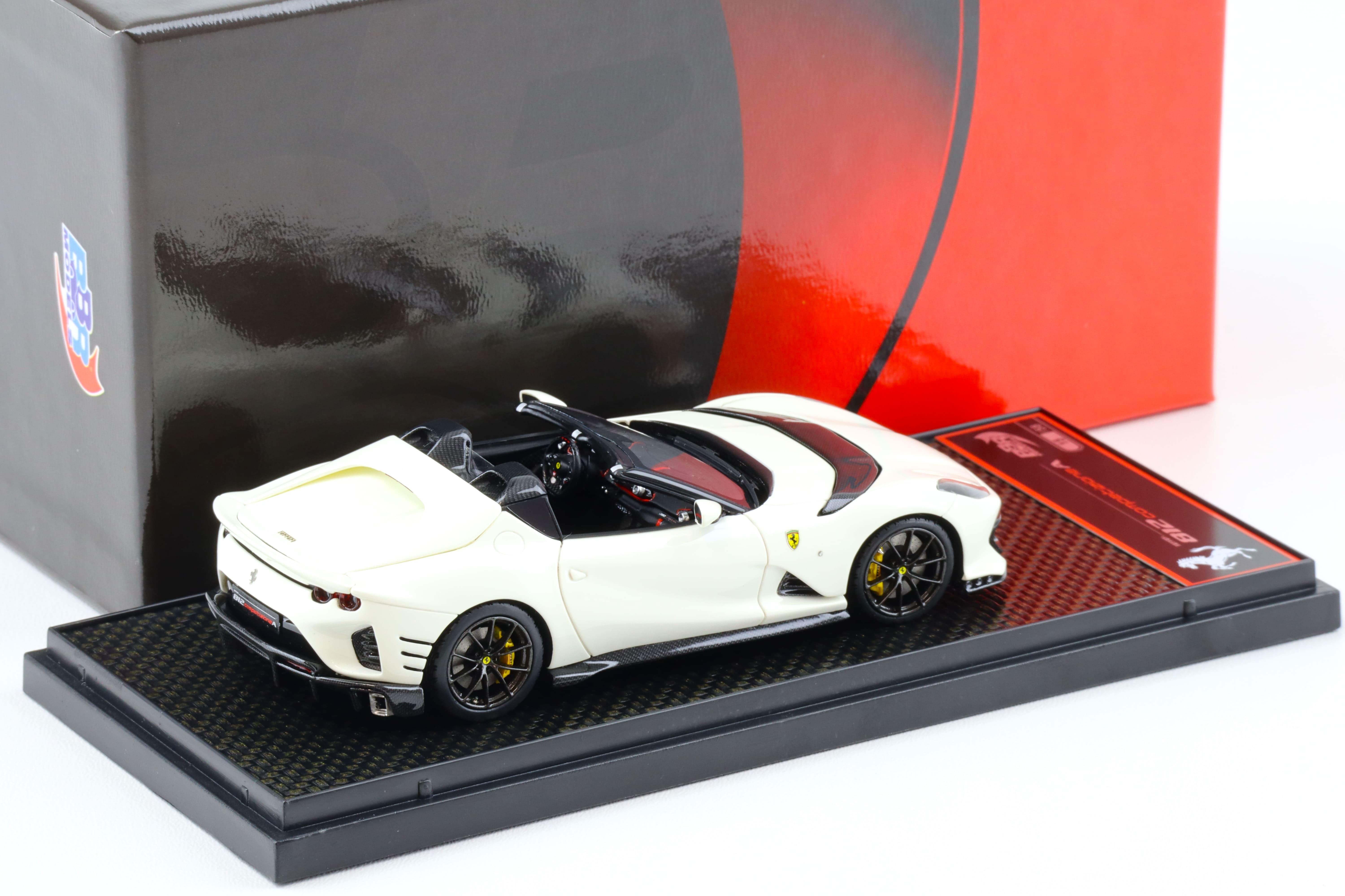 1:43 BBR Ferrari 812 Competizione A Aperta Bianco Avus white - Limited 58 pcs.