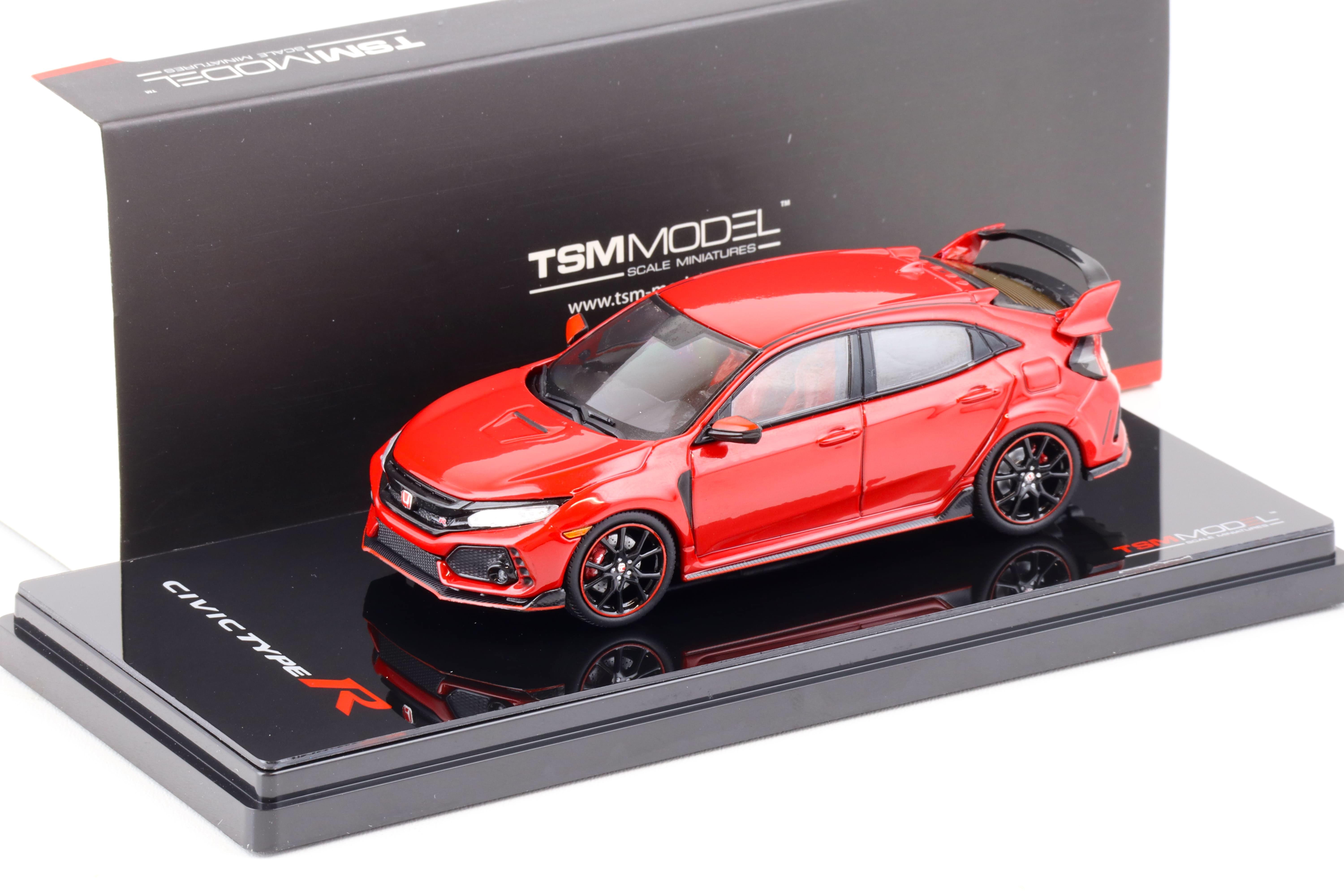 1:43 TSM Model Honda Civic Type R LHD 2017 Rallye red TSM430268