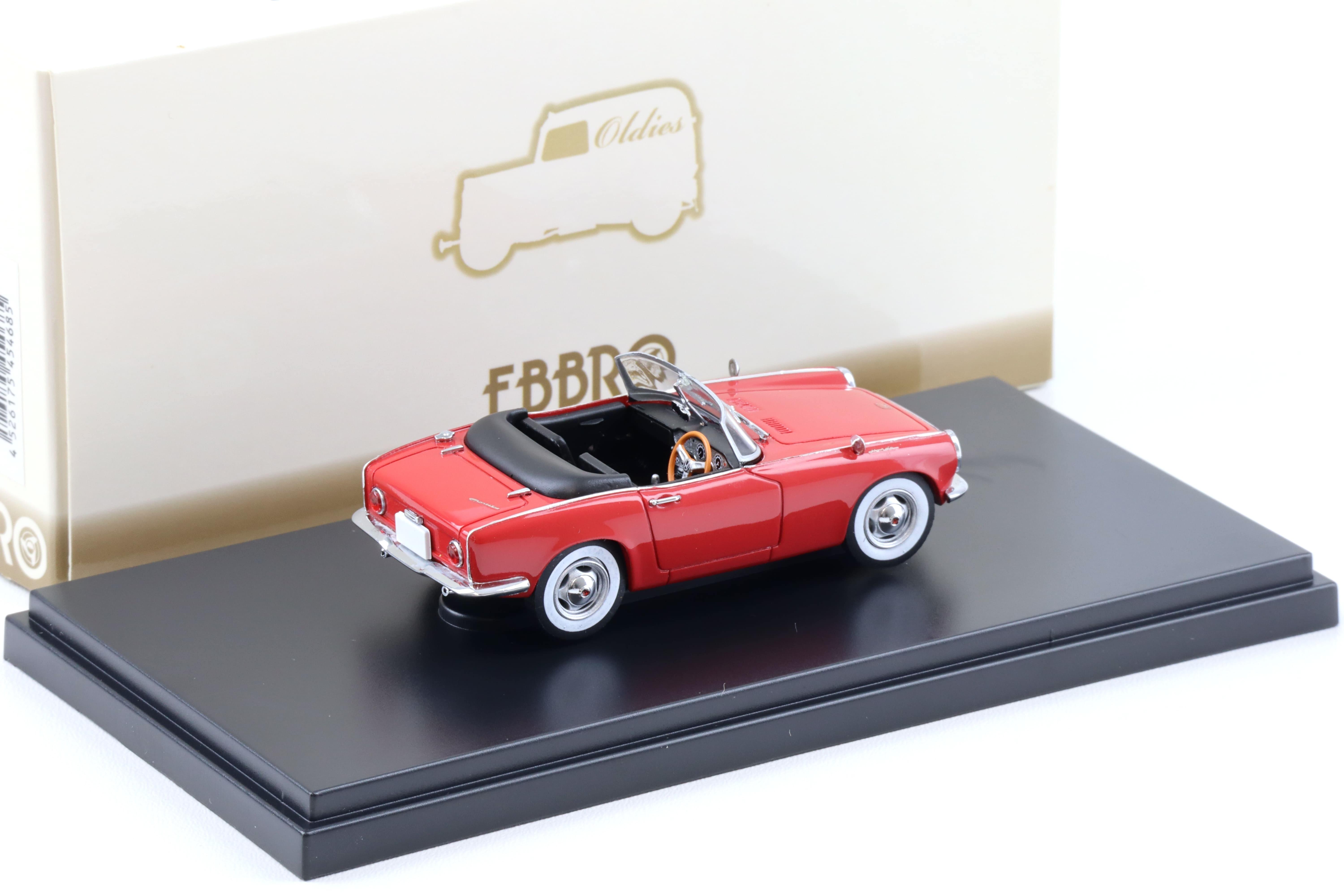 1:43 Ebbro Honda S500 Cabrio 1963 red