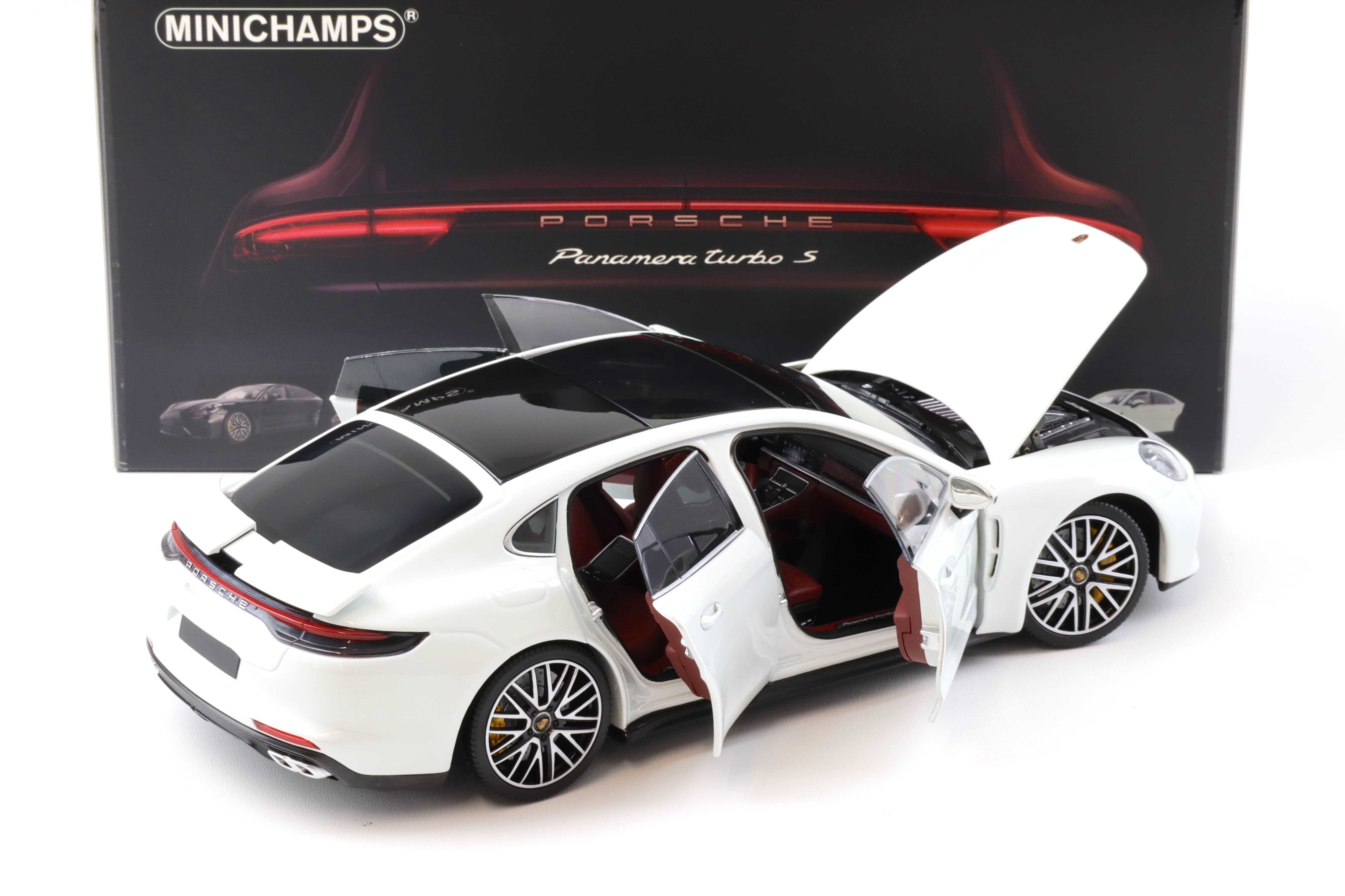 1:18 Minichamps Porsche Panamera Turbo S 2020 white metallic