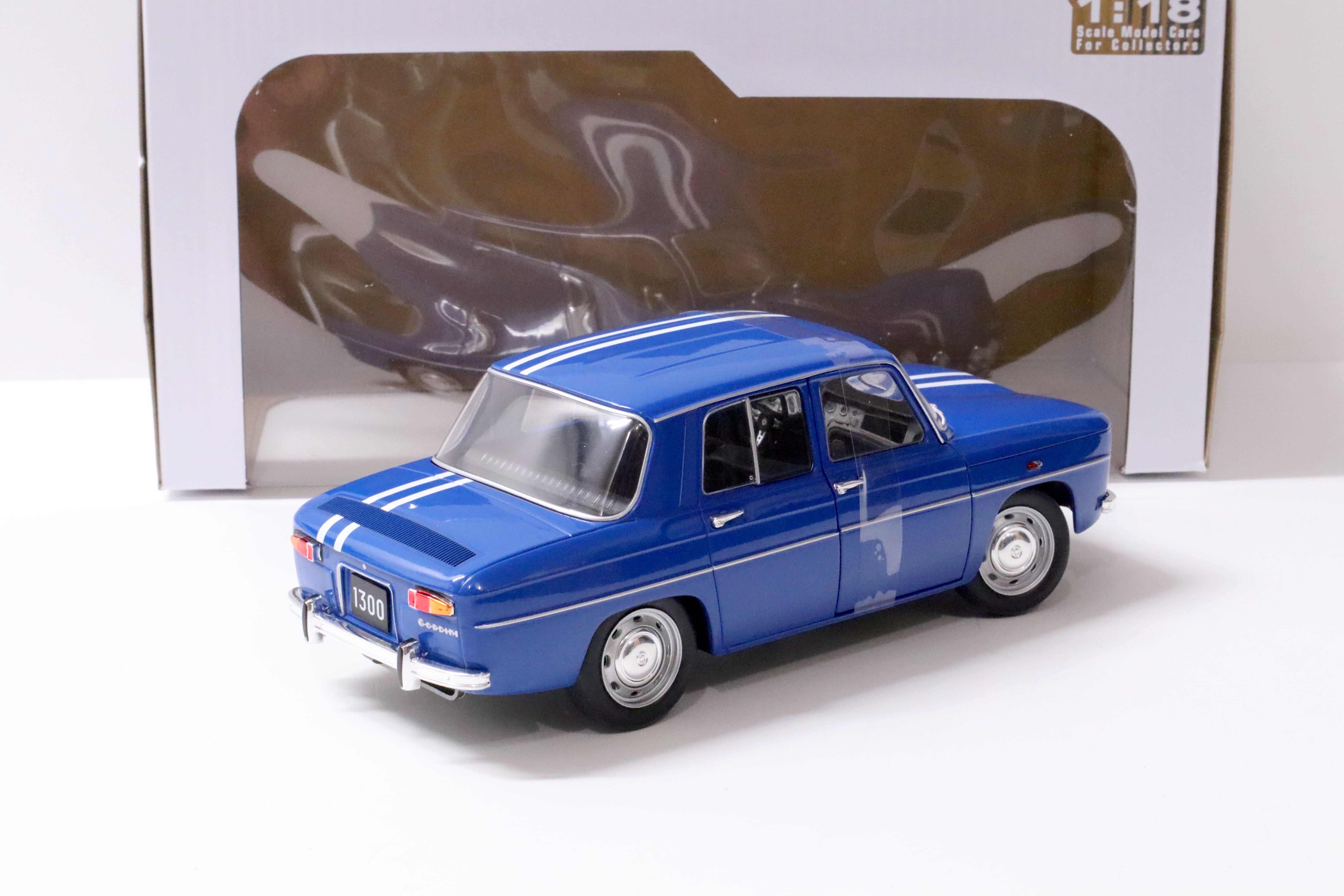 1:18 Solido Renault 8 Gordini 1300 blue/ white stripes 1967