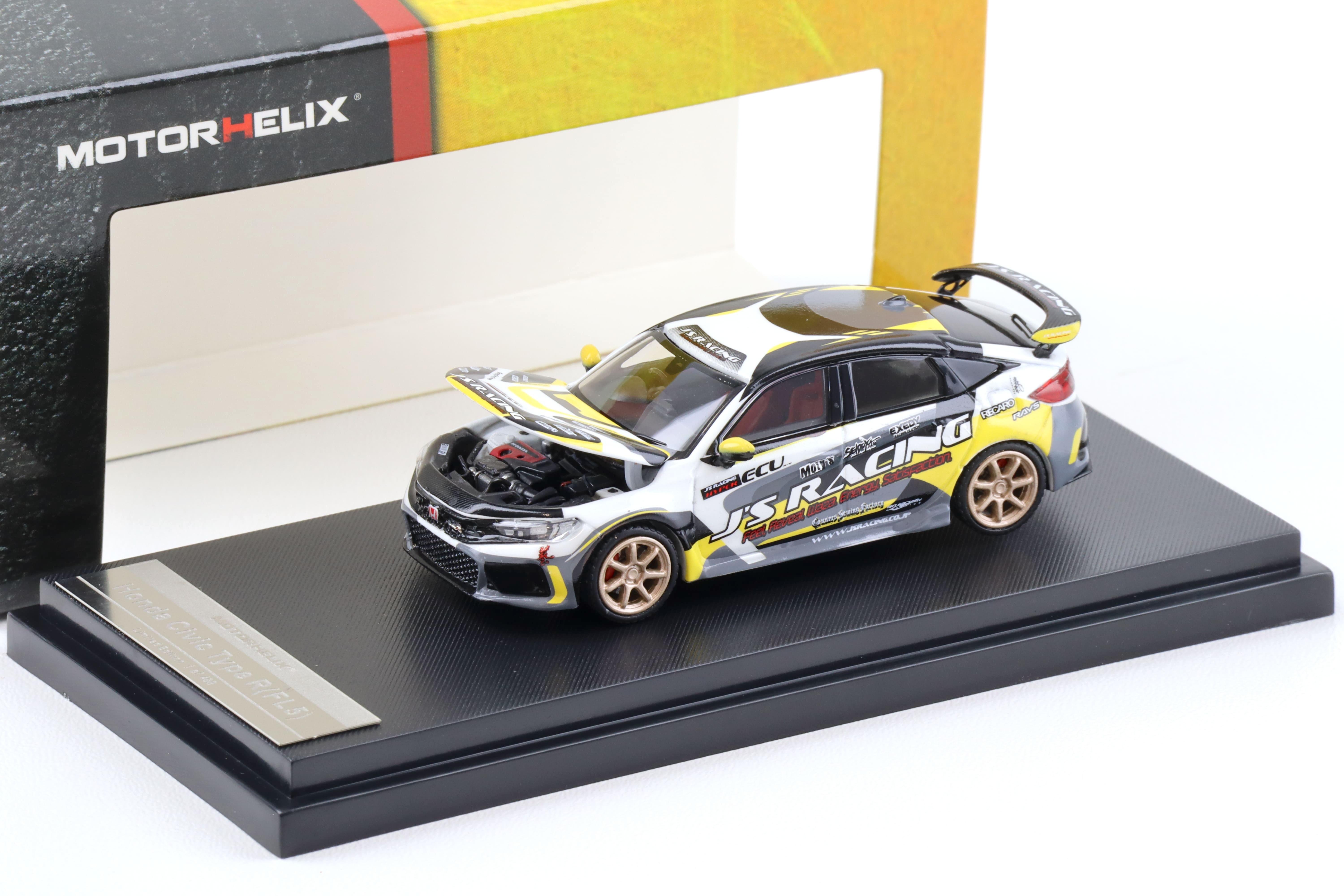 1:64 Motorhelix Honda Civic Type R (FL5) J'S Racing FK8 Livery M65315