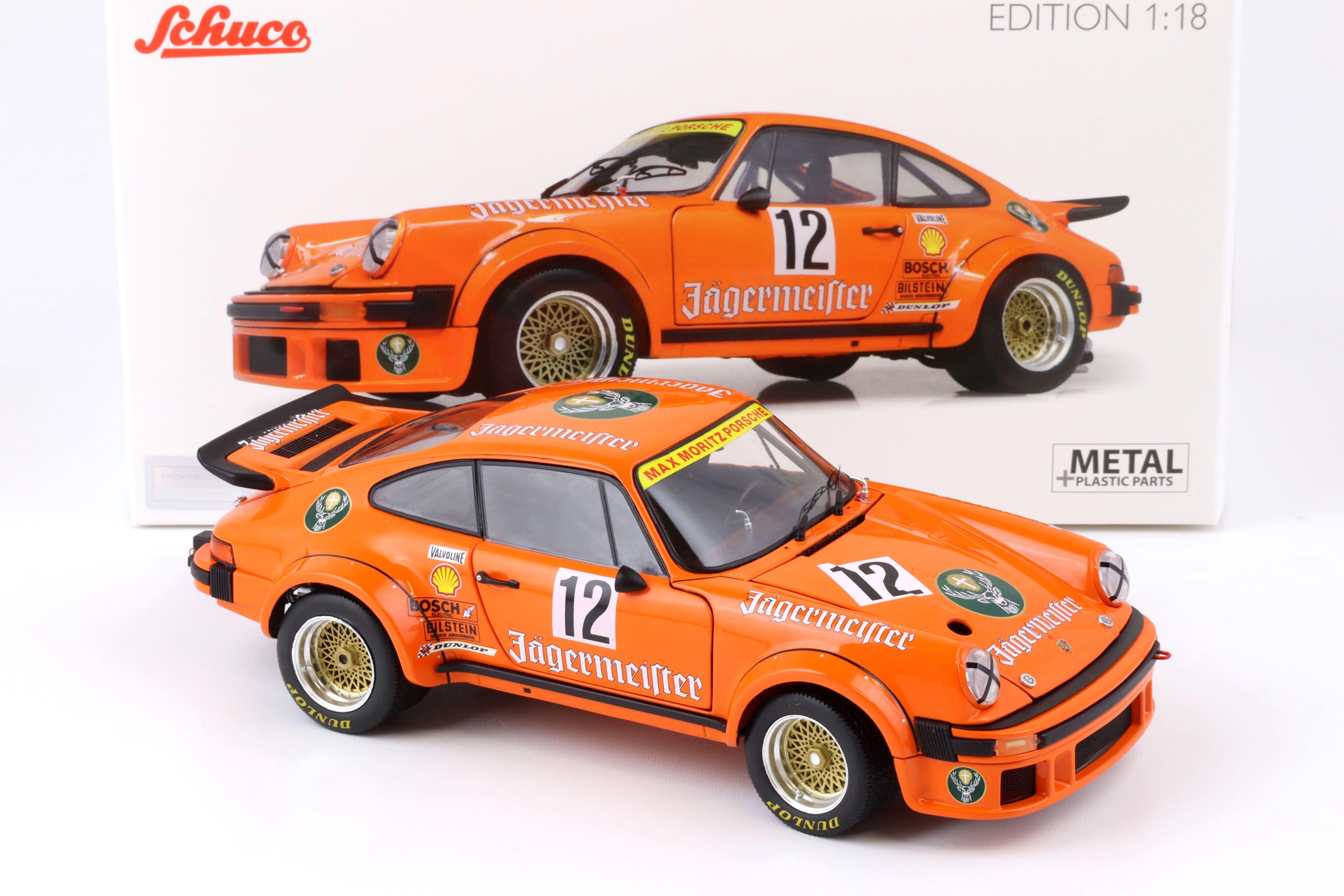 1:18 Schuco Porsche 934 RSR Jägermeister #12 Eifelrennen DRM 1976