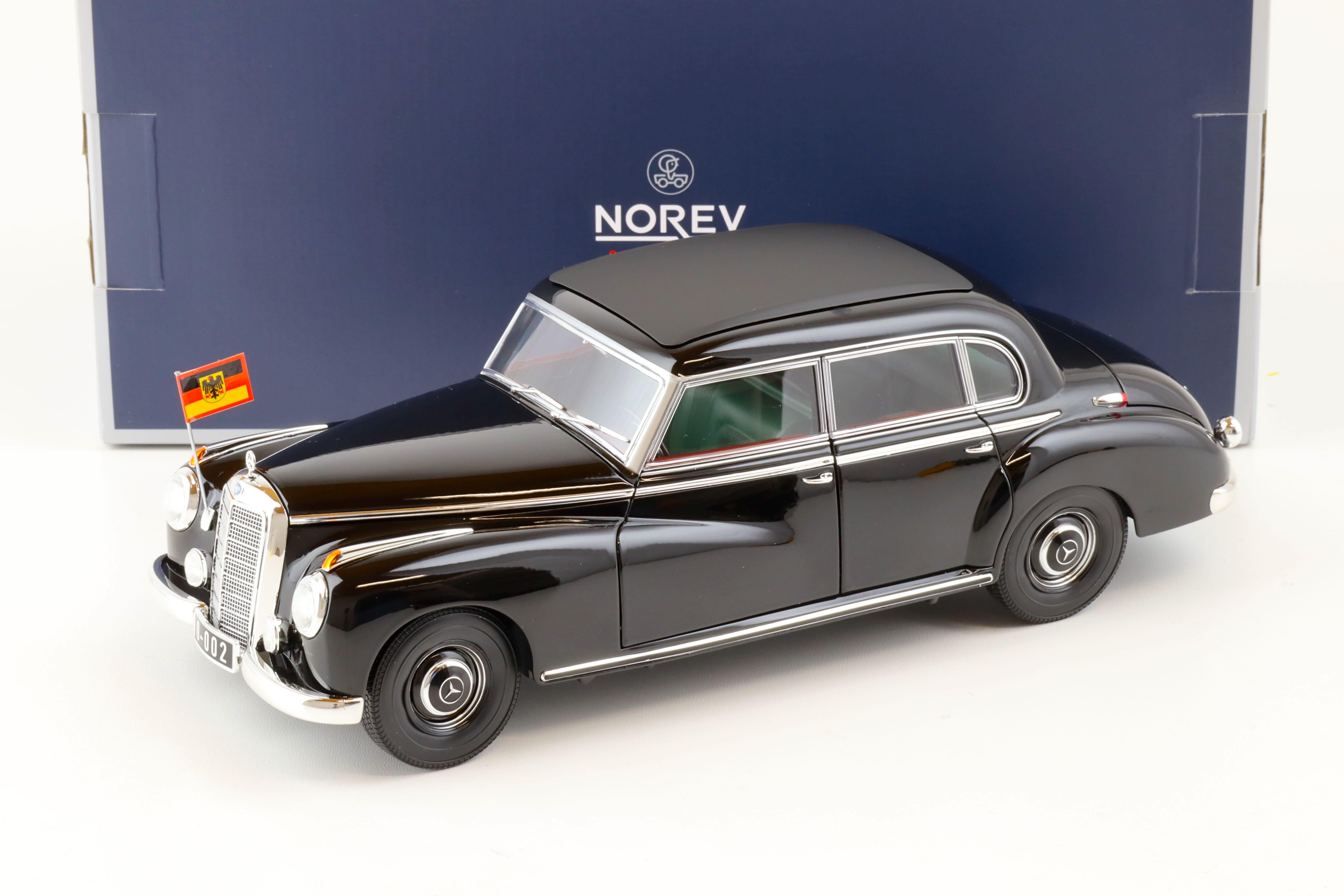 1:18 Norev Mercedes 300 (W186) Konrad Adenauer 1955 black