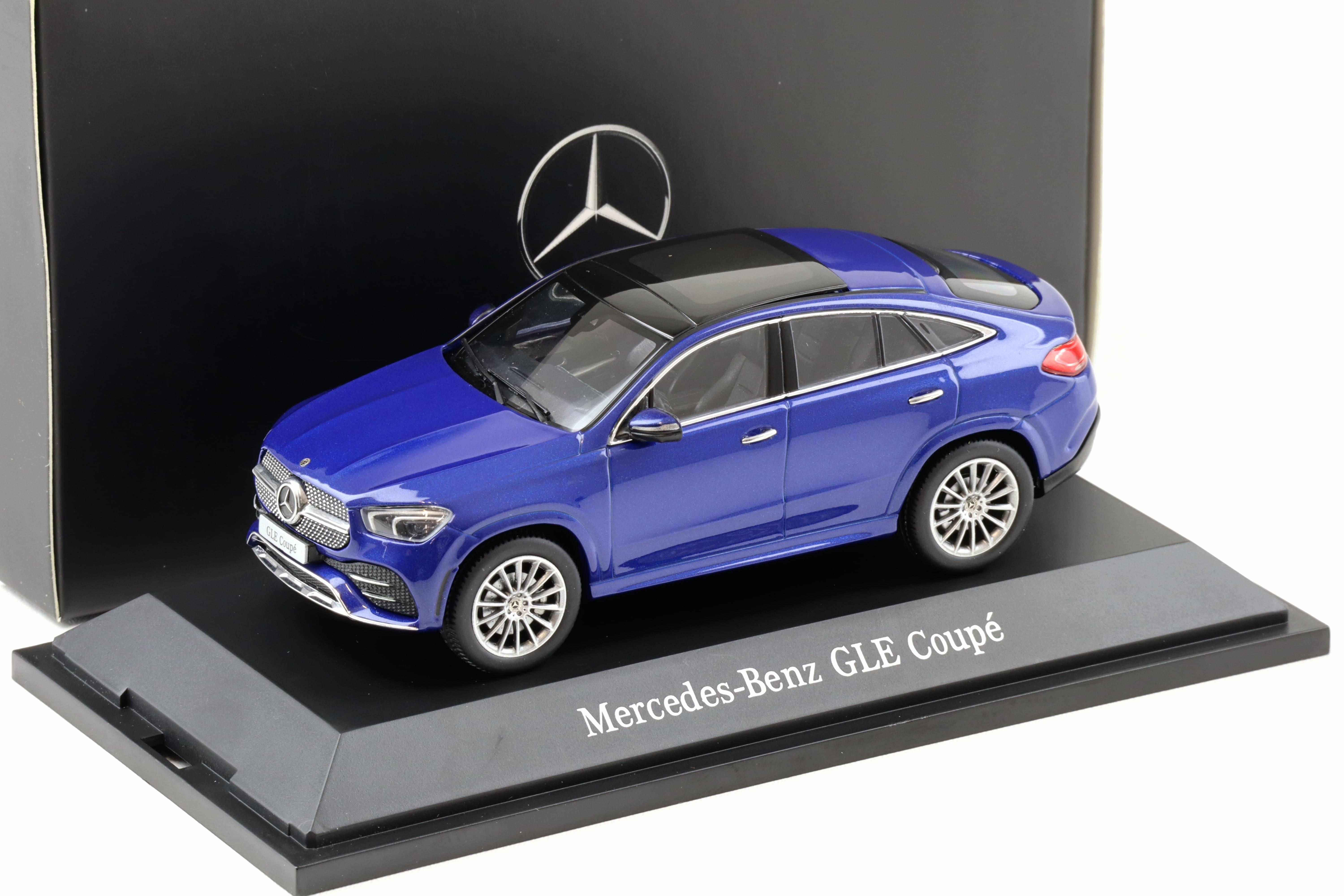 1:43 iScale Mercedes GLE Coupe C167 AMG Line 2020 brilliant blue DEALER VERSION