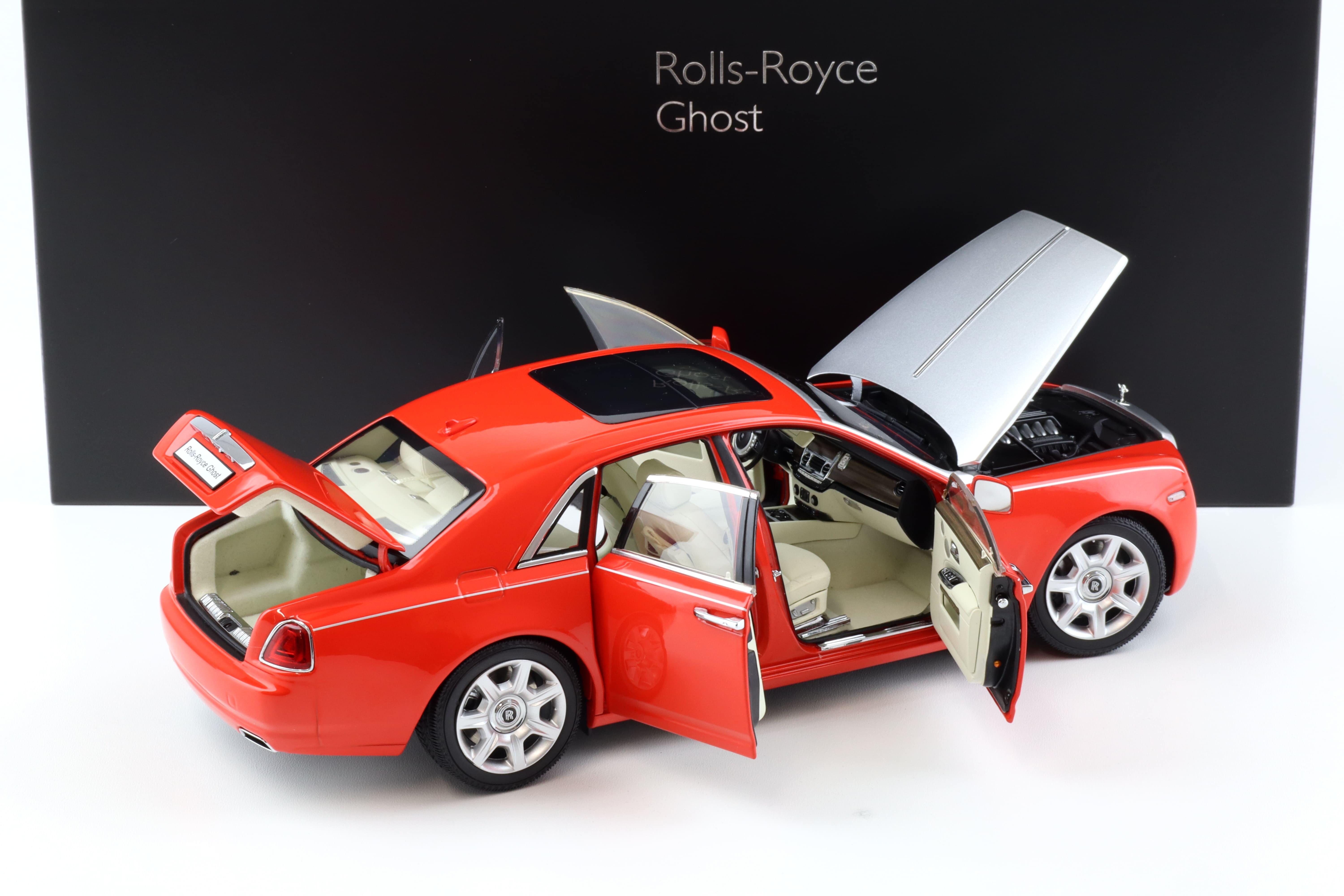 1:18 Kyosho Rolls Royce Ghost 2009 red/ silver KS08802RS