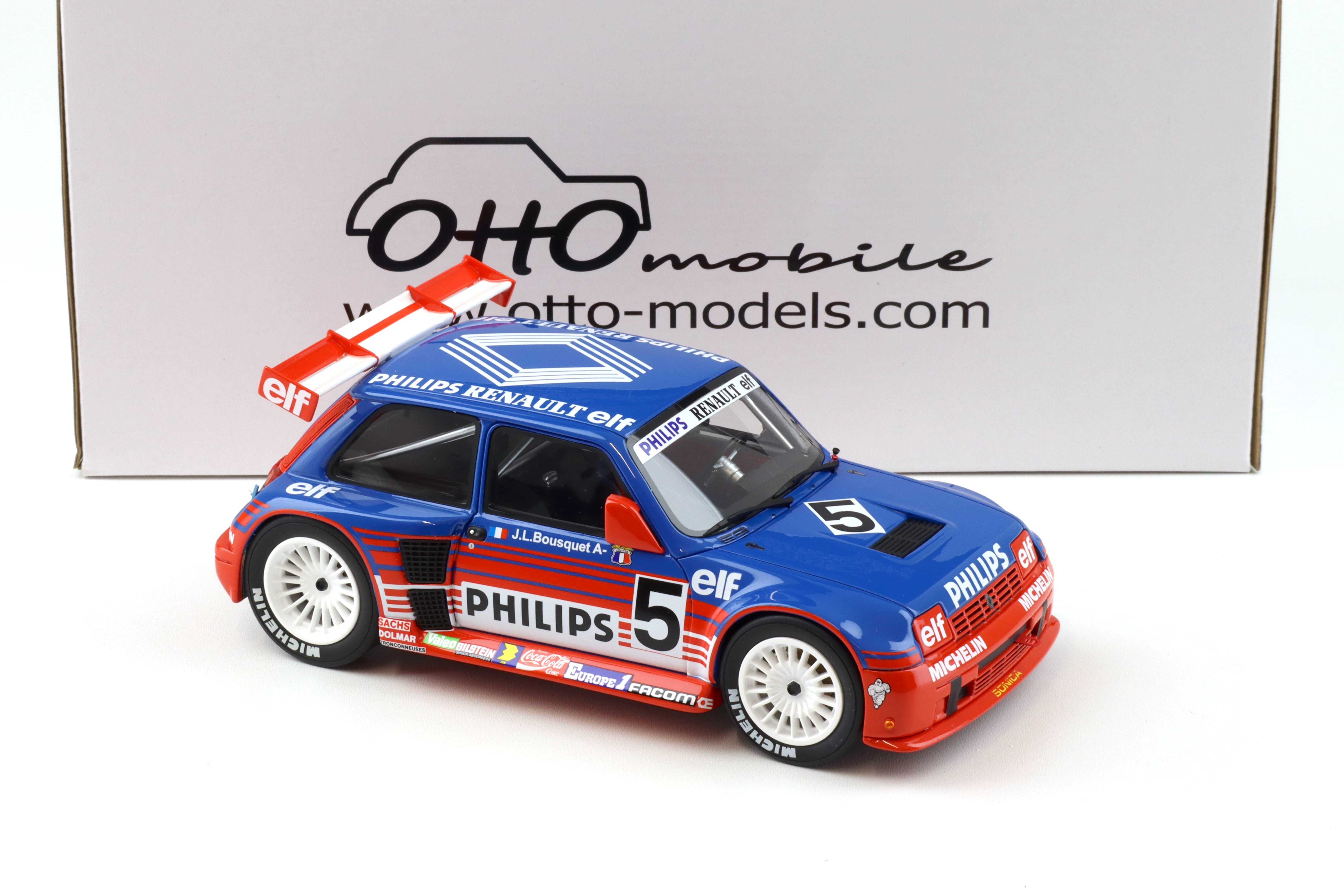 1:18 OTTO mobile OT1094 Renault 5 Gr.B #5 Super Production Bousquet white 1987