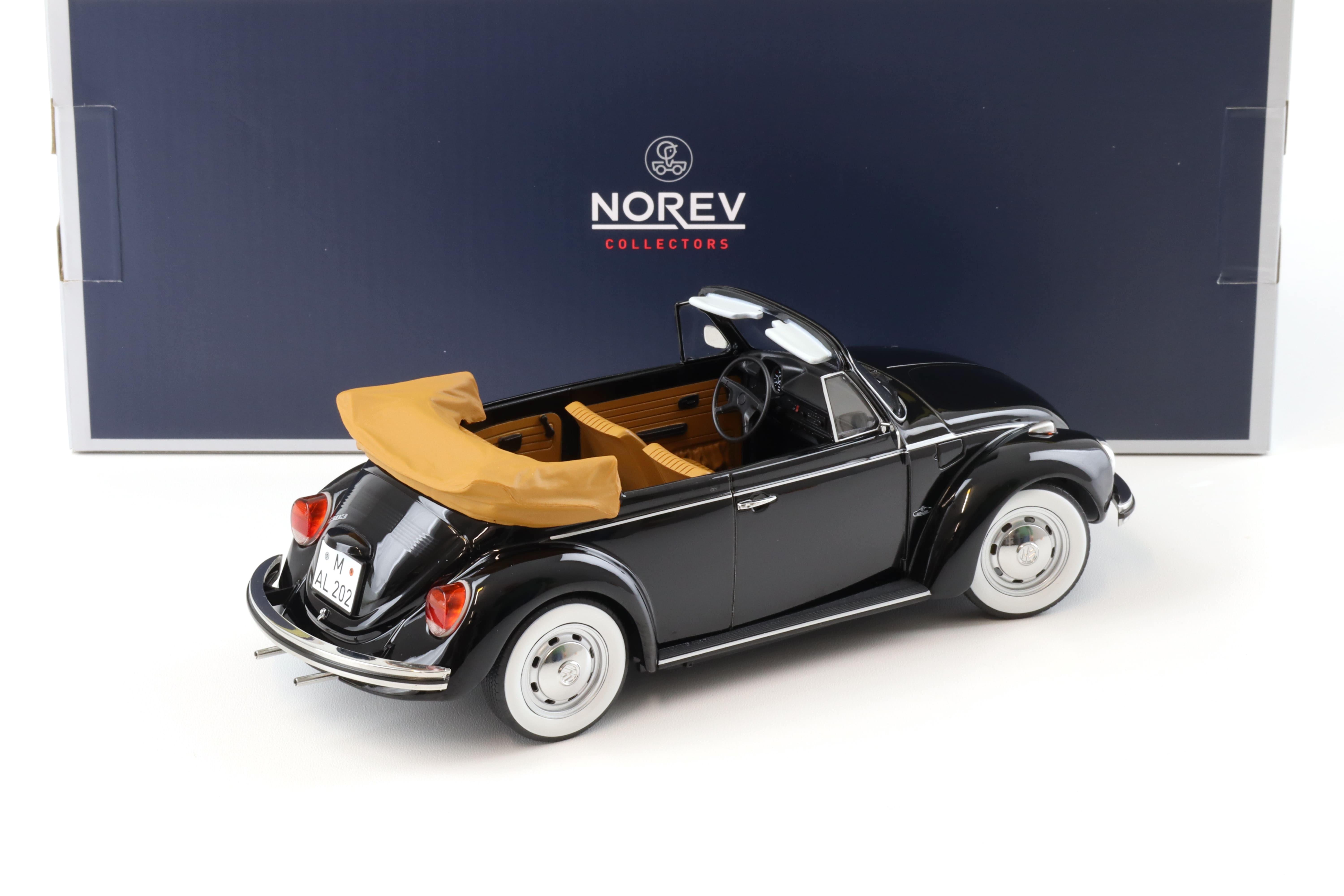 1:18 Norev VW 1303 Käfer Beetle Cabriolet 1973 black