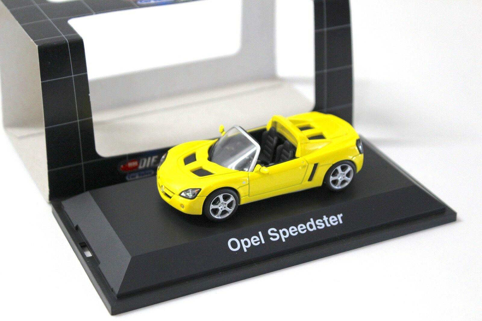 1:43 Dickie Schuco Opel Speedster yellow