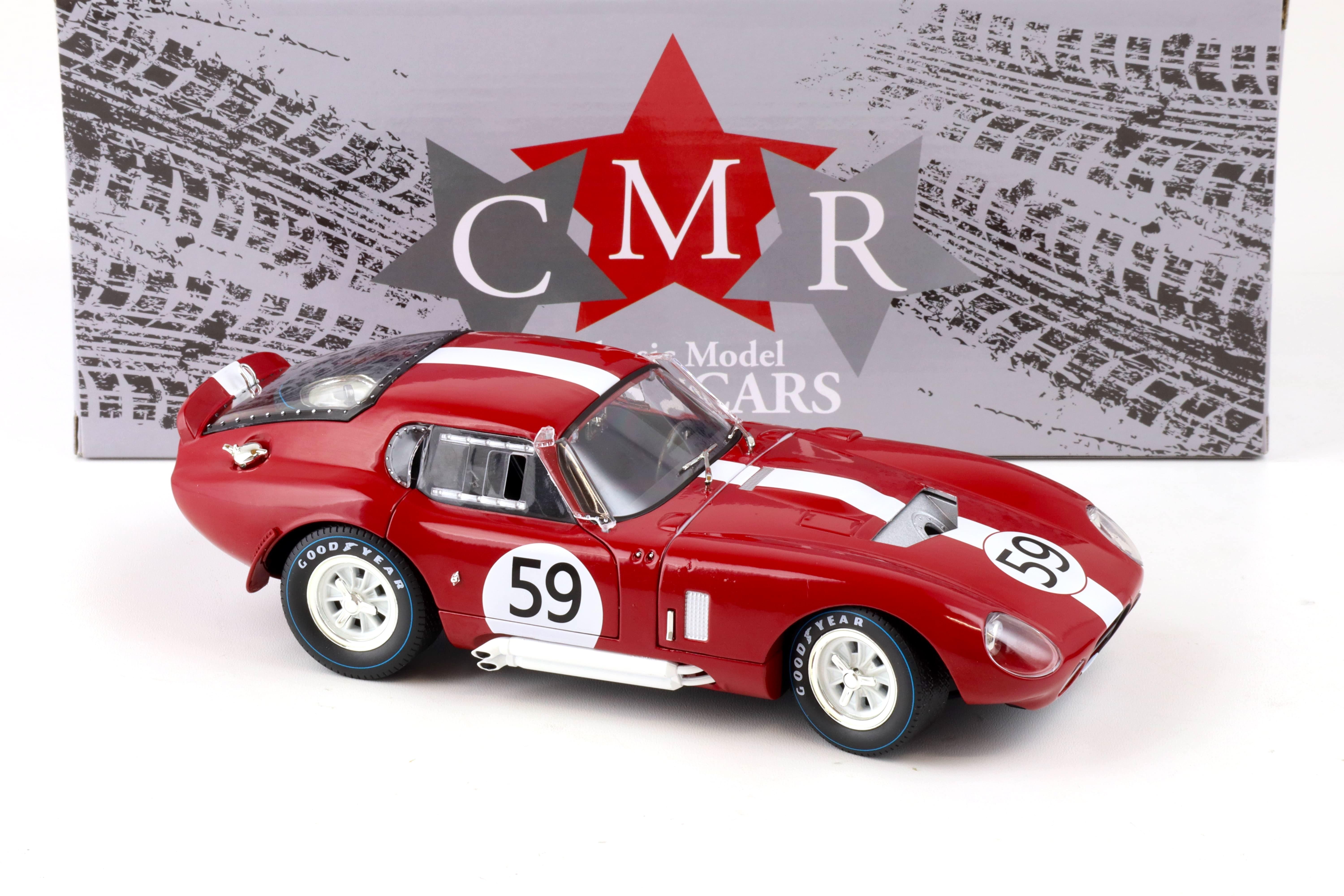 1:18 CMR Shelby Cobra Daytona Coupe 24h Le Mans 1965 #59 red CMR112