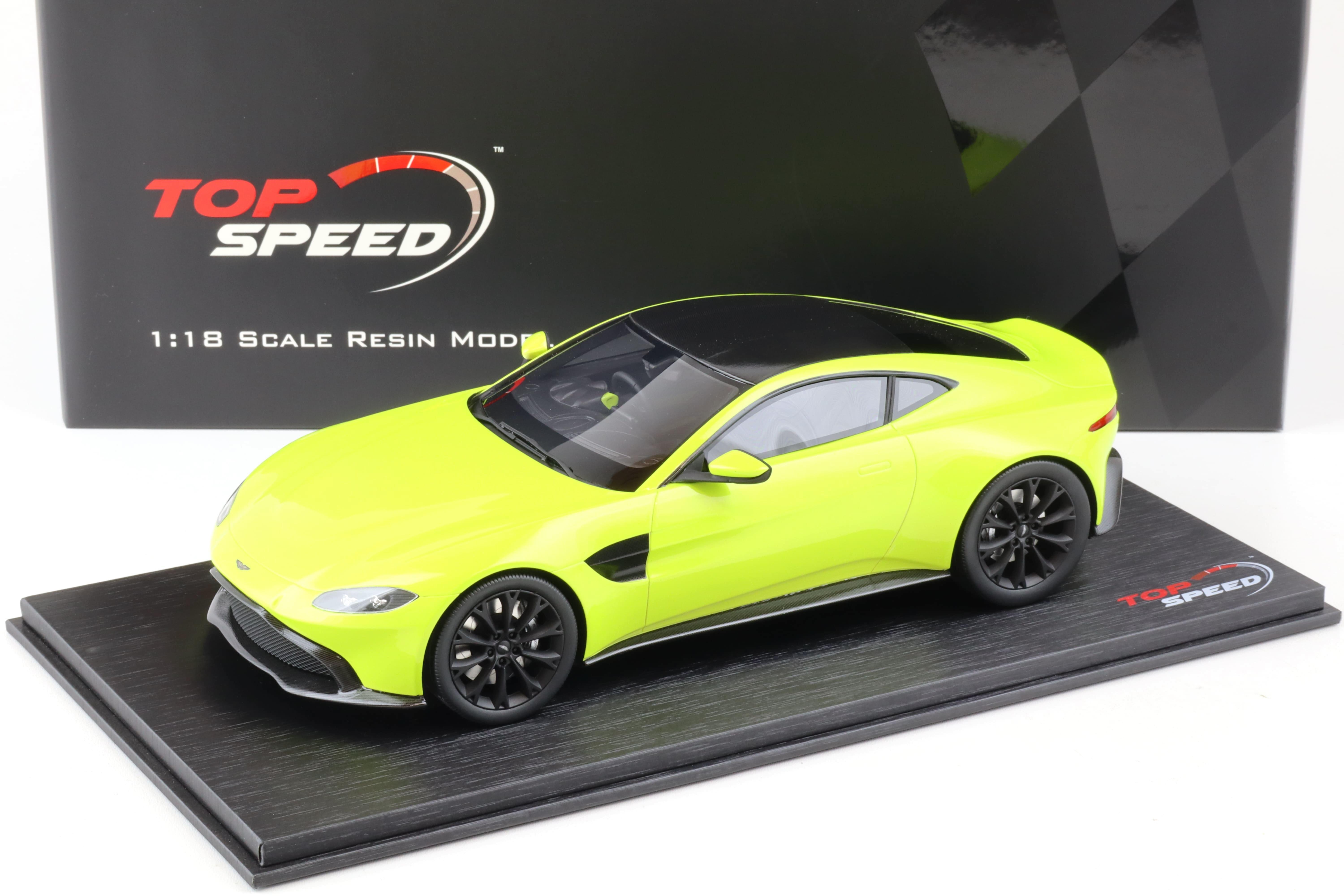 1:18 Top Speed 2018 Aston Martin Vantage Coupe Lime Essence TS0183