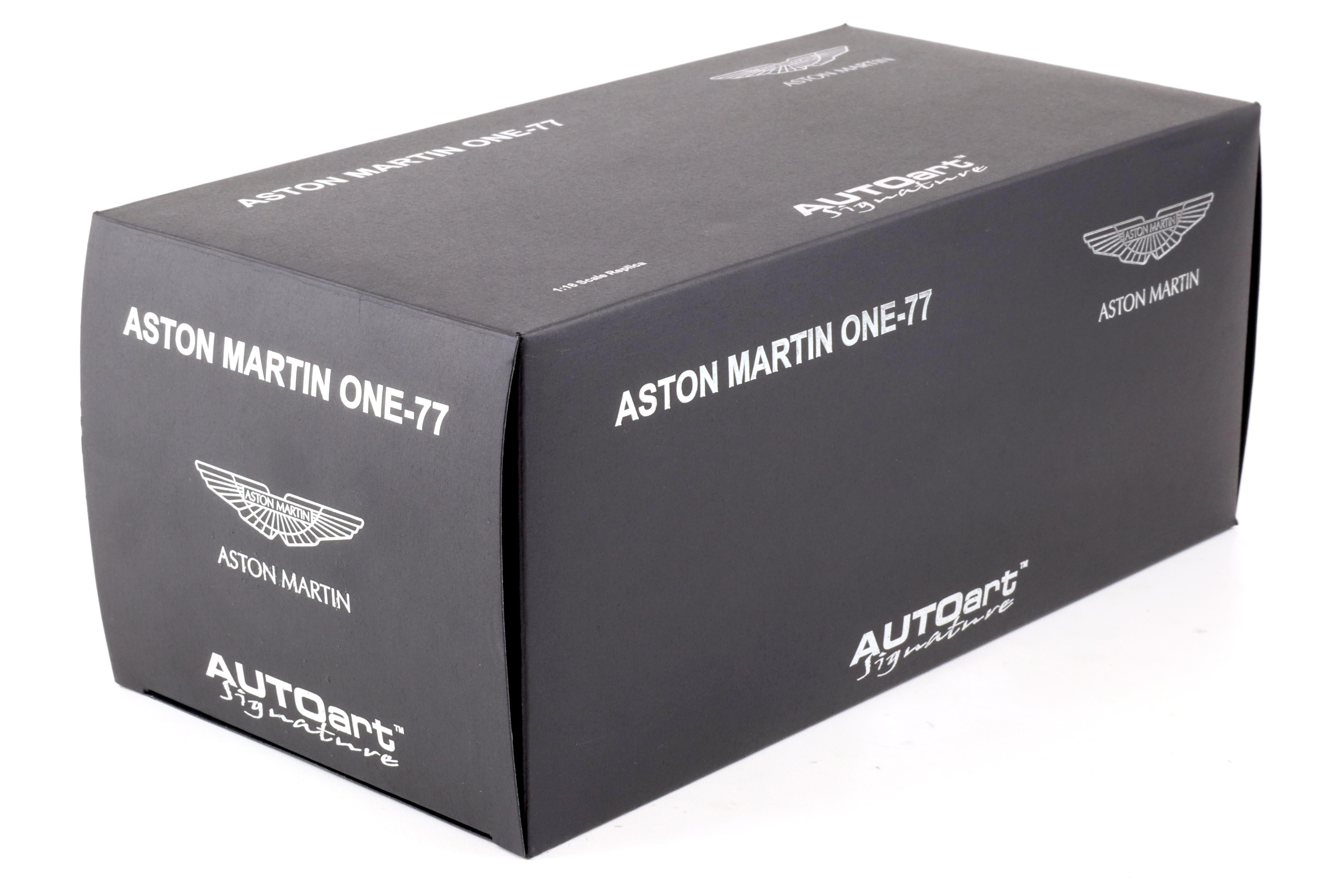 1:18 AUTOart Aston Martin One-77 blue/ black wheel Die-Cast 70240