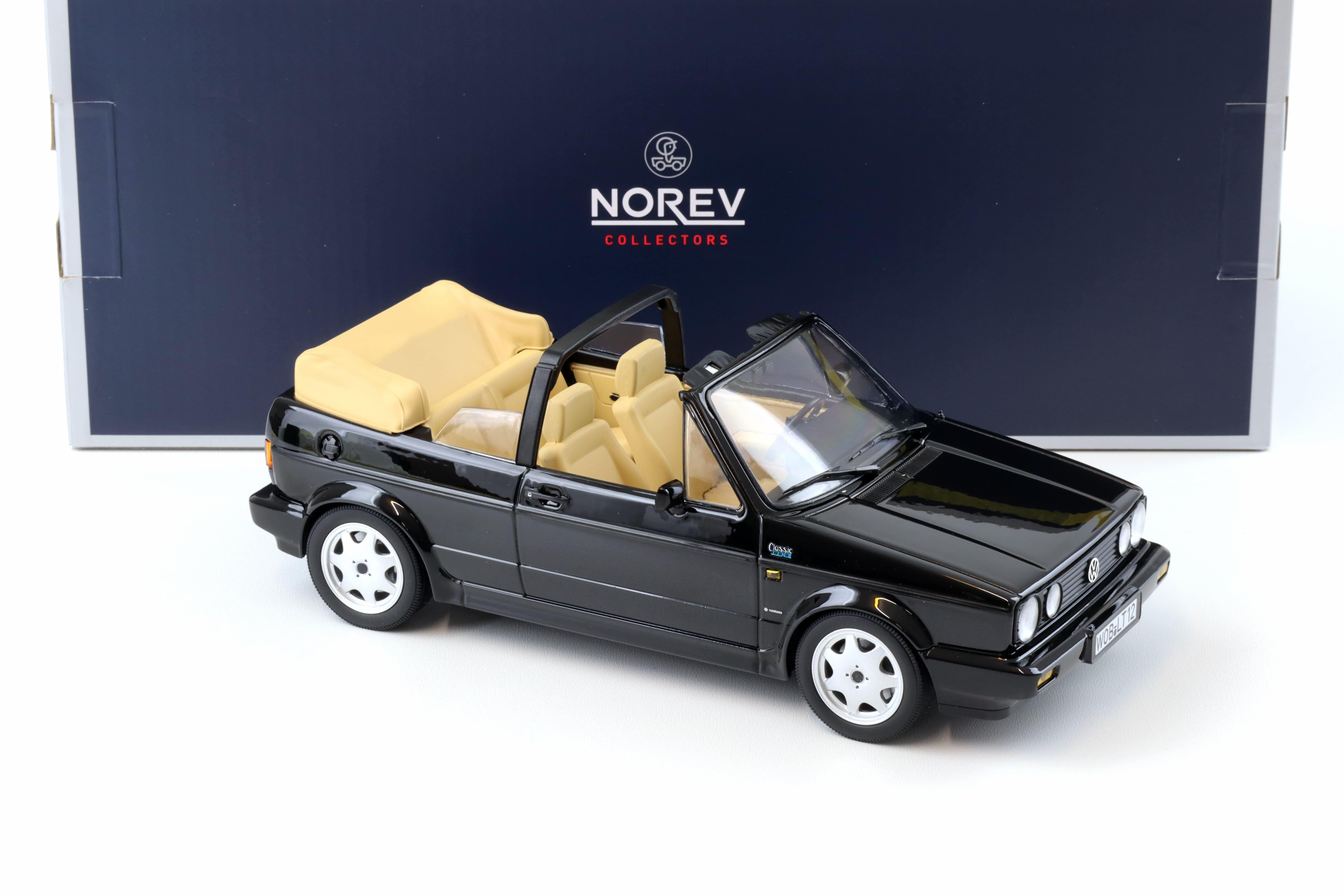 1:18 Norev VW Golf 1 Cabriolet 1992 Classic Line black