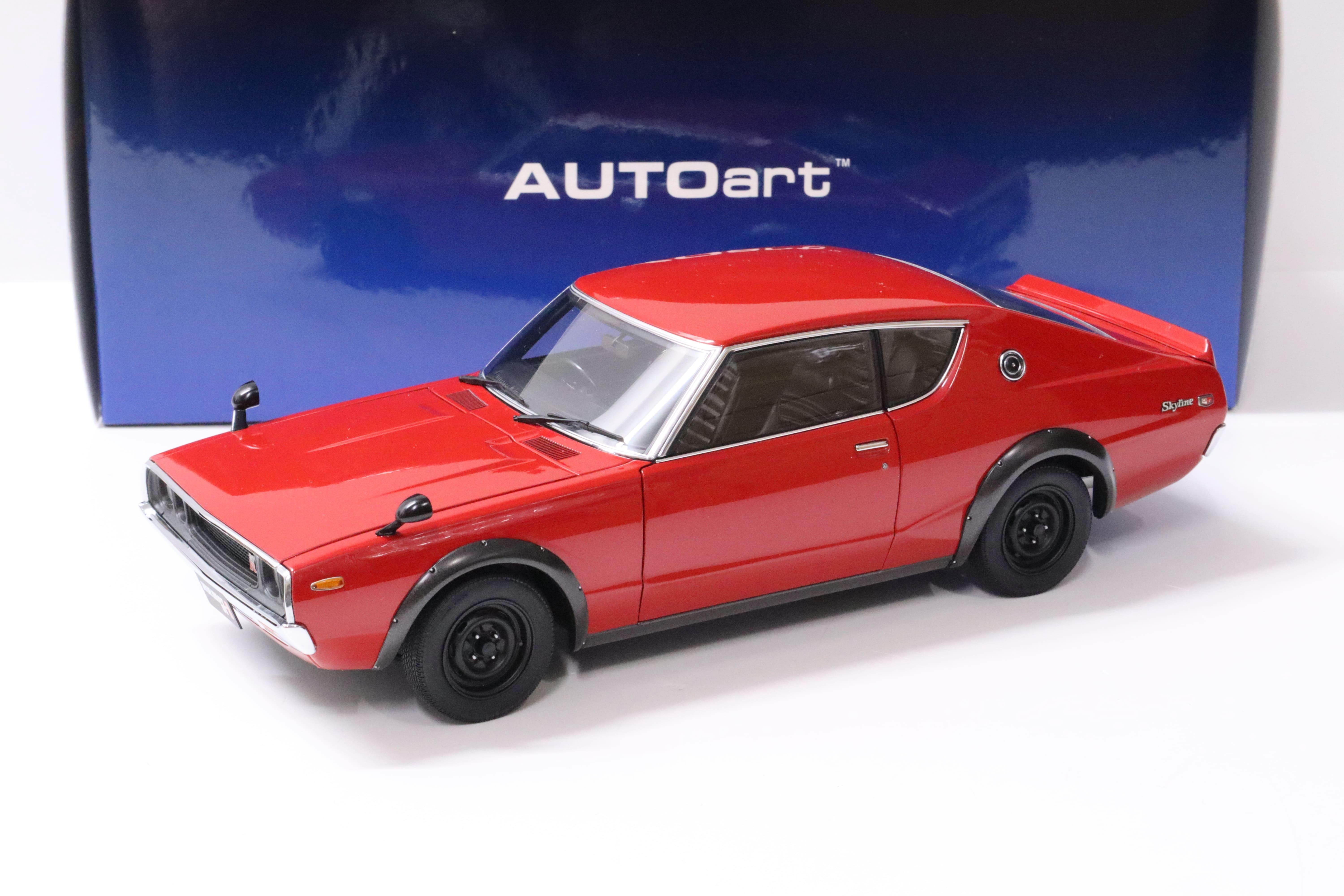 1:18 AUTOart Nissan Skyline 2000 GT-R (KPGC110) red 1973