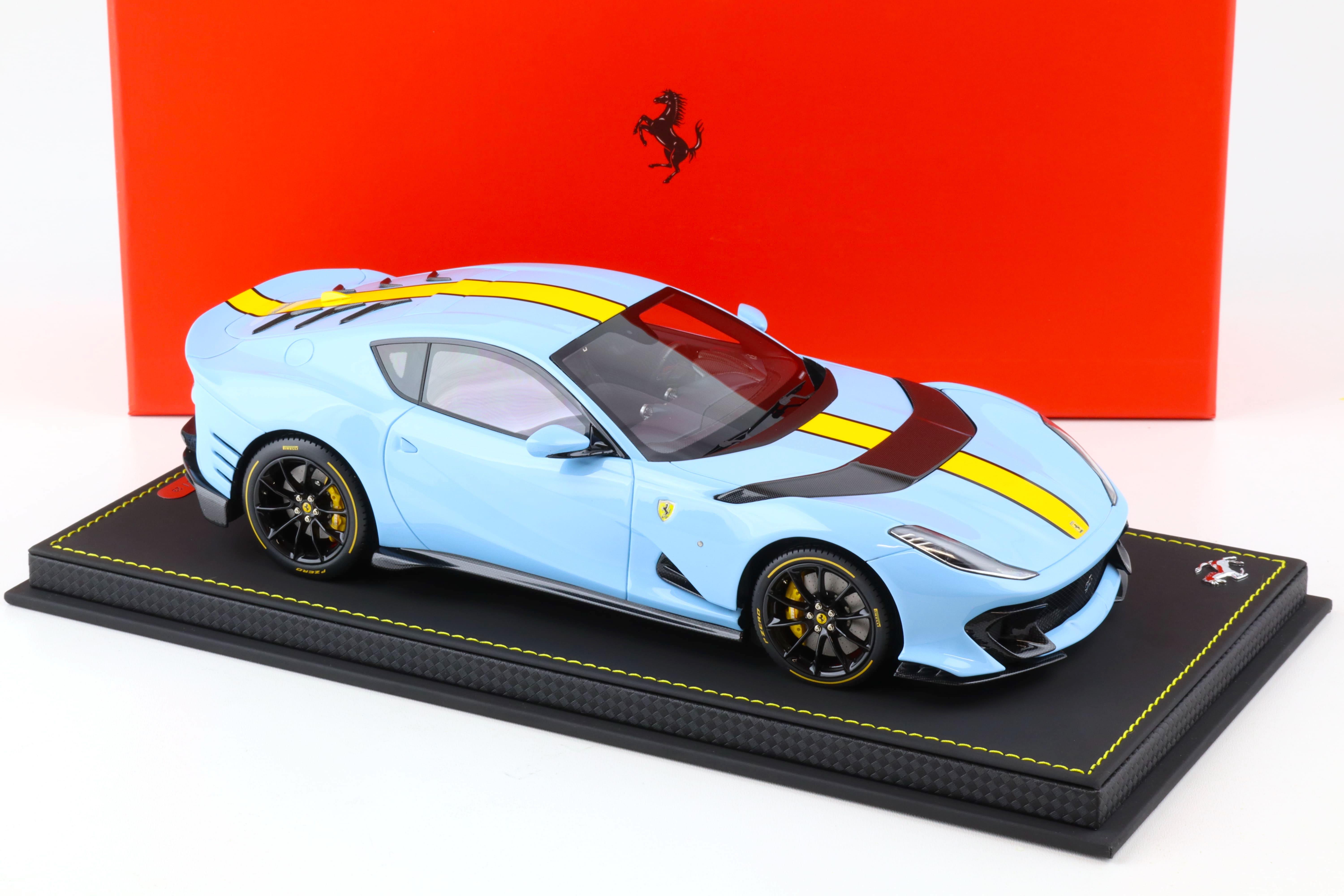 1:18 BBR Ferrari 812 Competizione Gloss Azzurro La Plata blue - Limited 23 pcs.