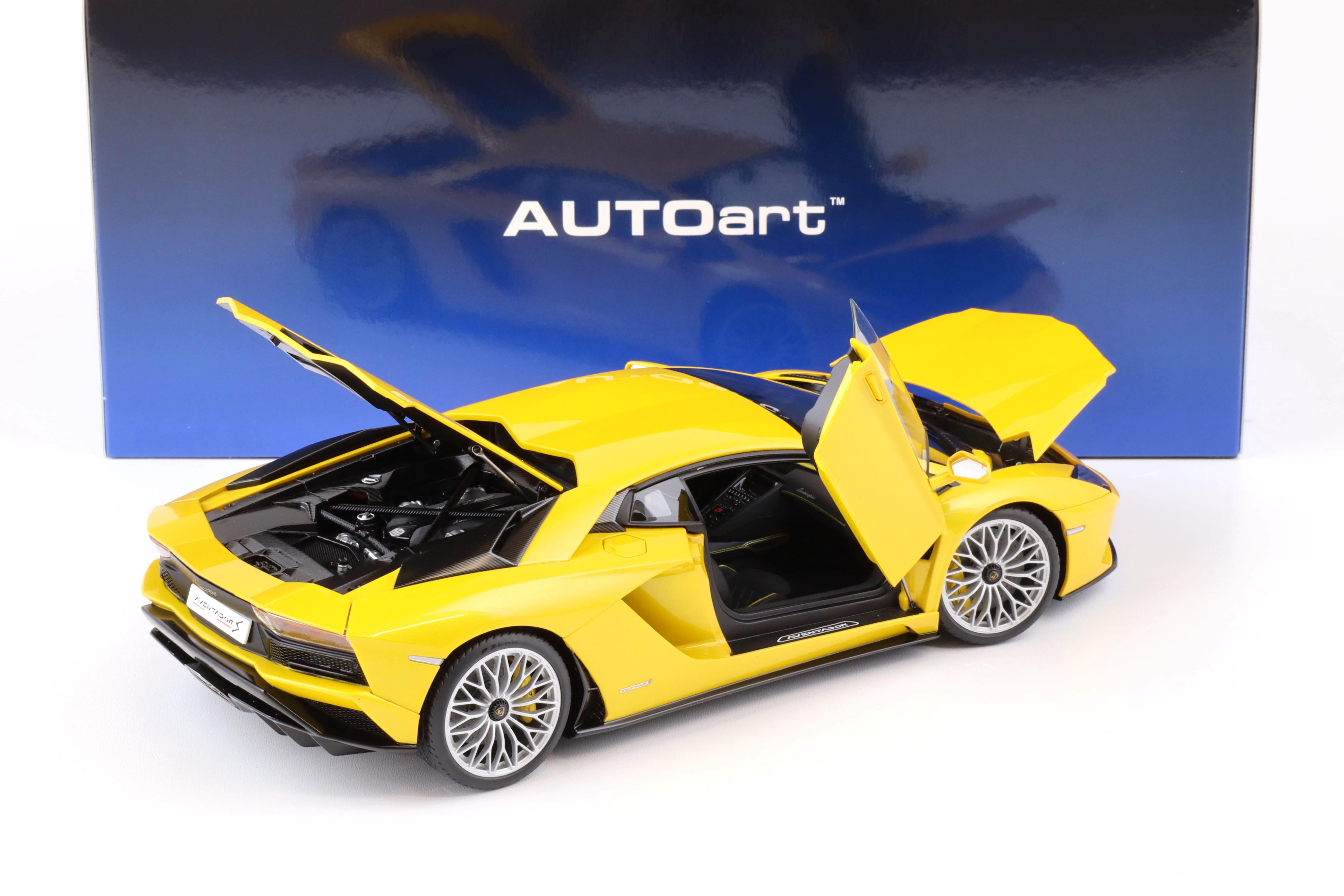 1:18 AUTOart Lamborghini Aventador S Coupe 2017 New Giallo Orion/ yellow 79132