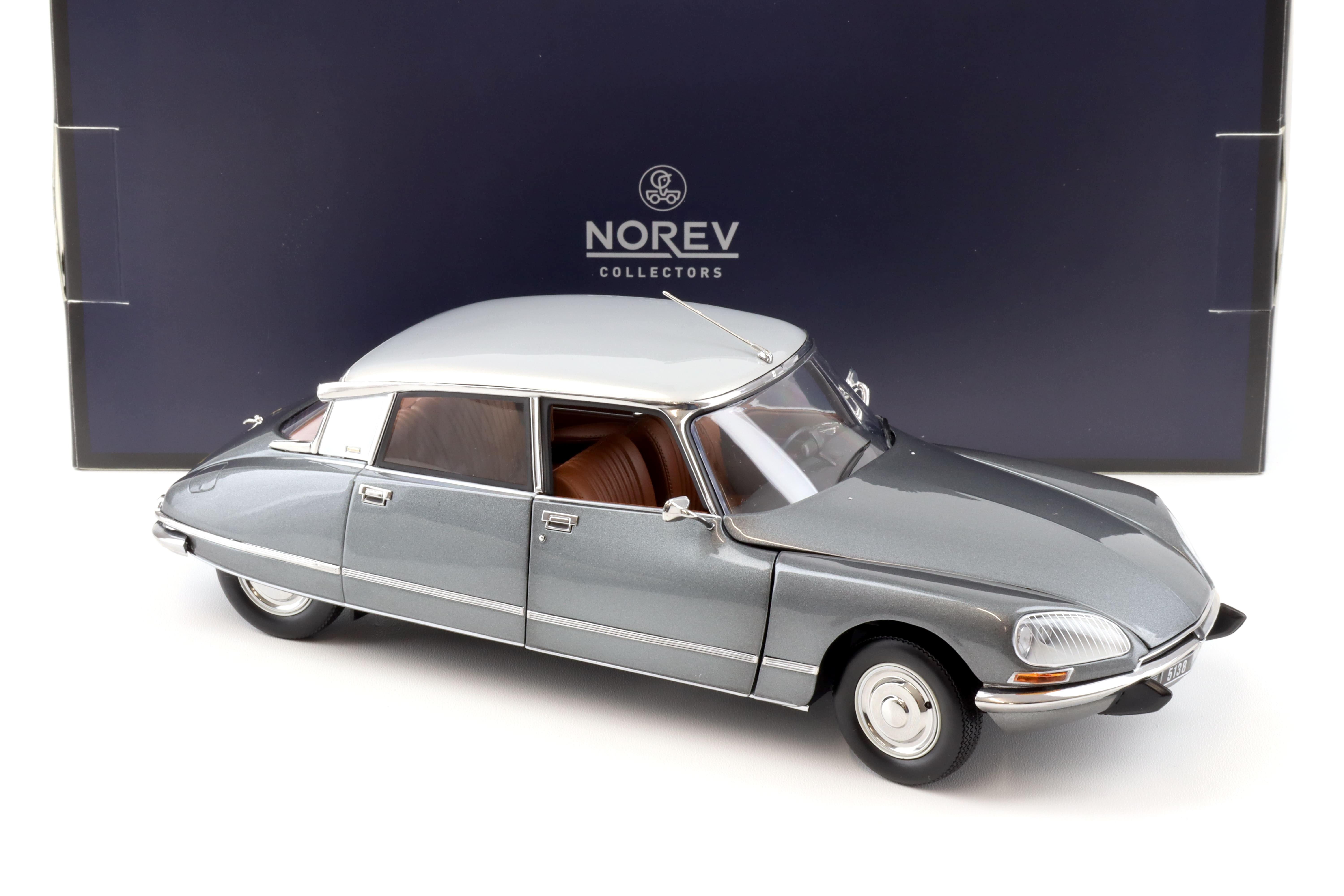 1:18 Norev Citroen DS 23 Pallas 1972 Middle grey metallic - Limited 400 pcs.