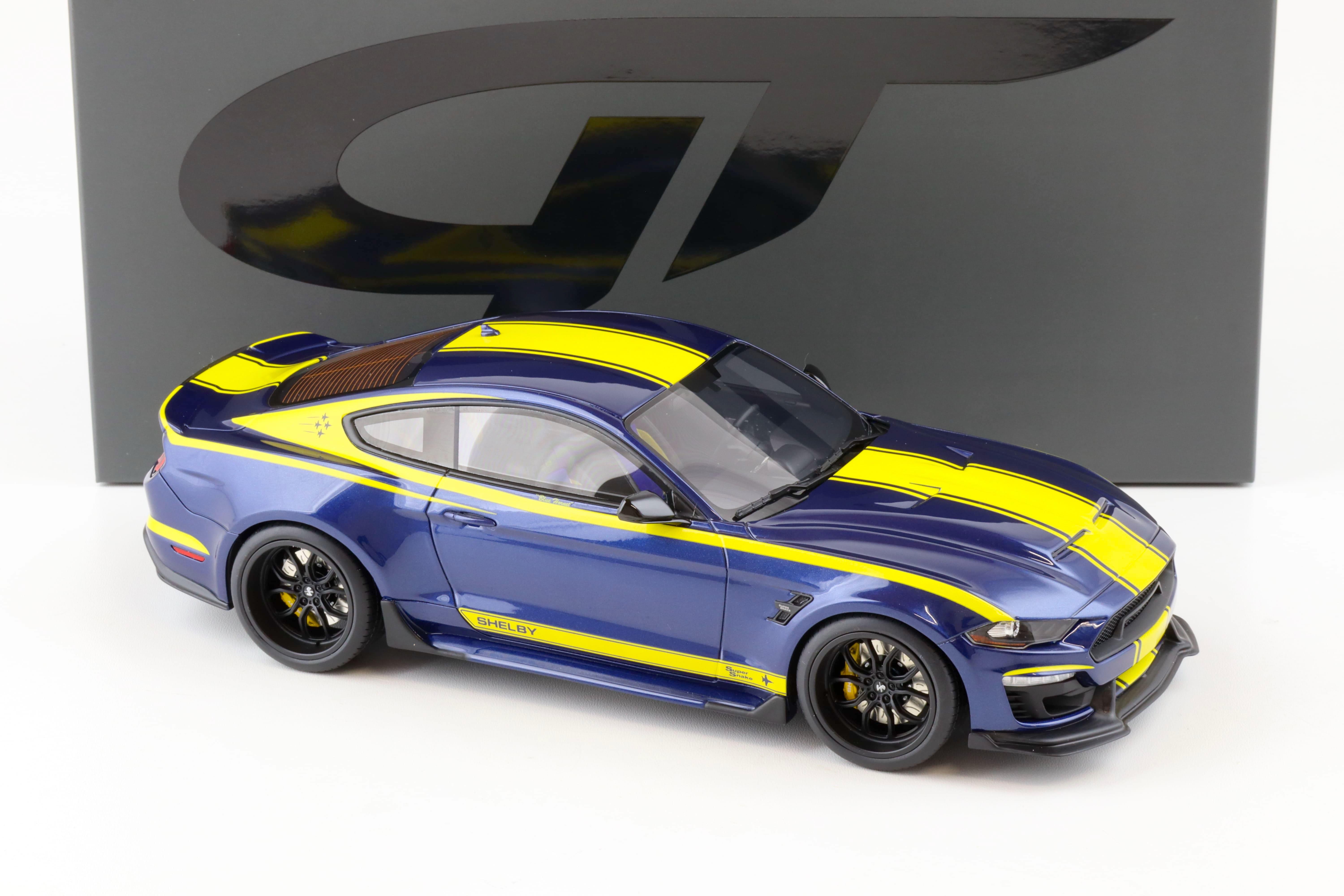 1:18 GT Spirit GT871 Ford Shelby Mustang Super Snake Coupe blue/ yellow 2021