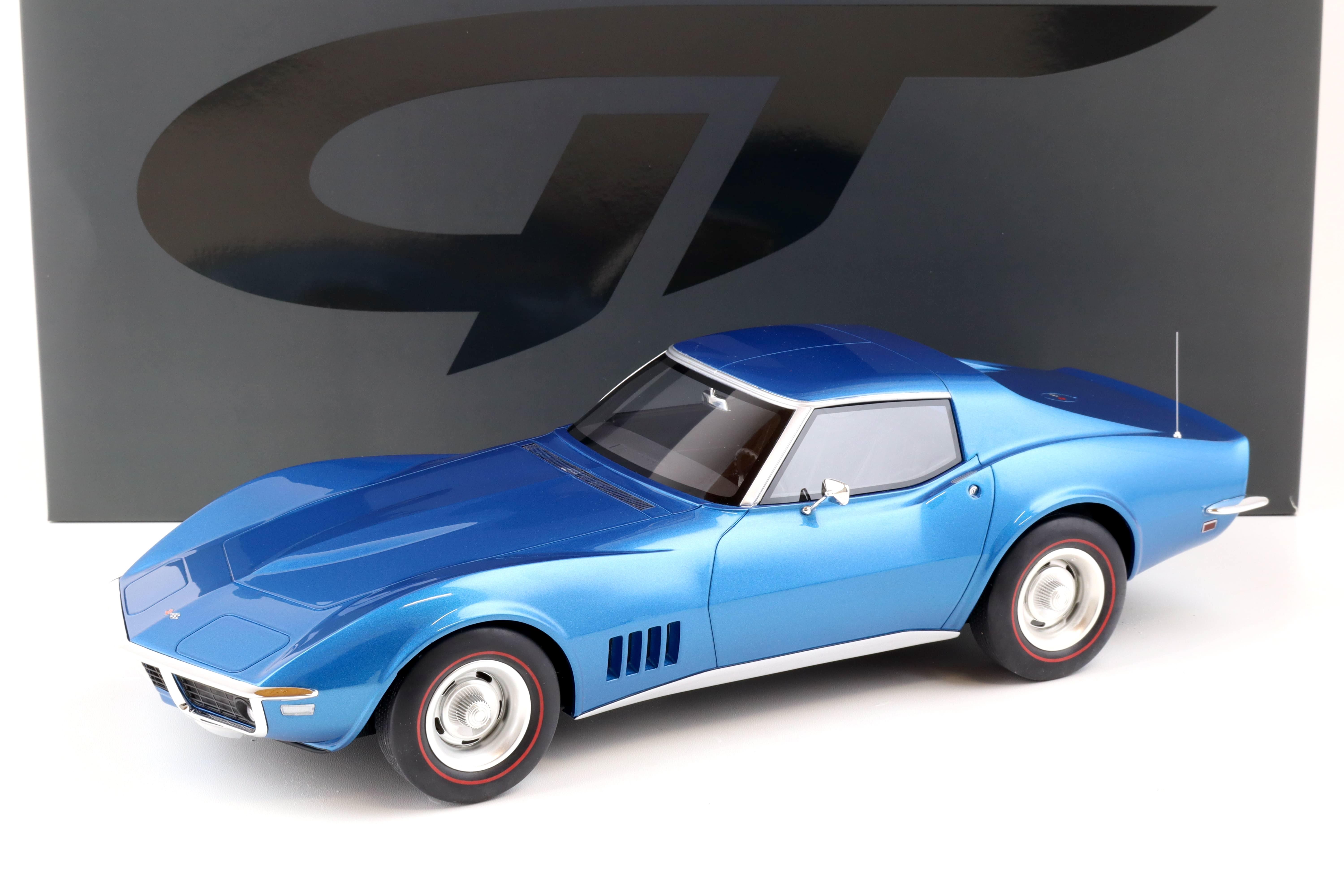 1:12 GT Spirit GT255 Chevrolet Corvette C3 Coupe 1968 blue metallic 