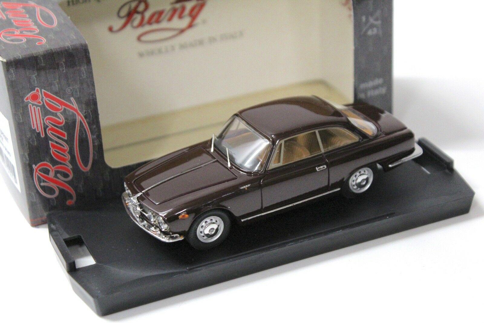 1:43 BANG Alfa Romeo 2000 Sprint Coupe brown 1960