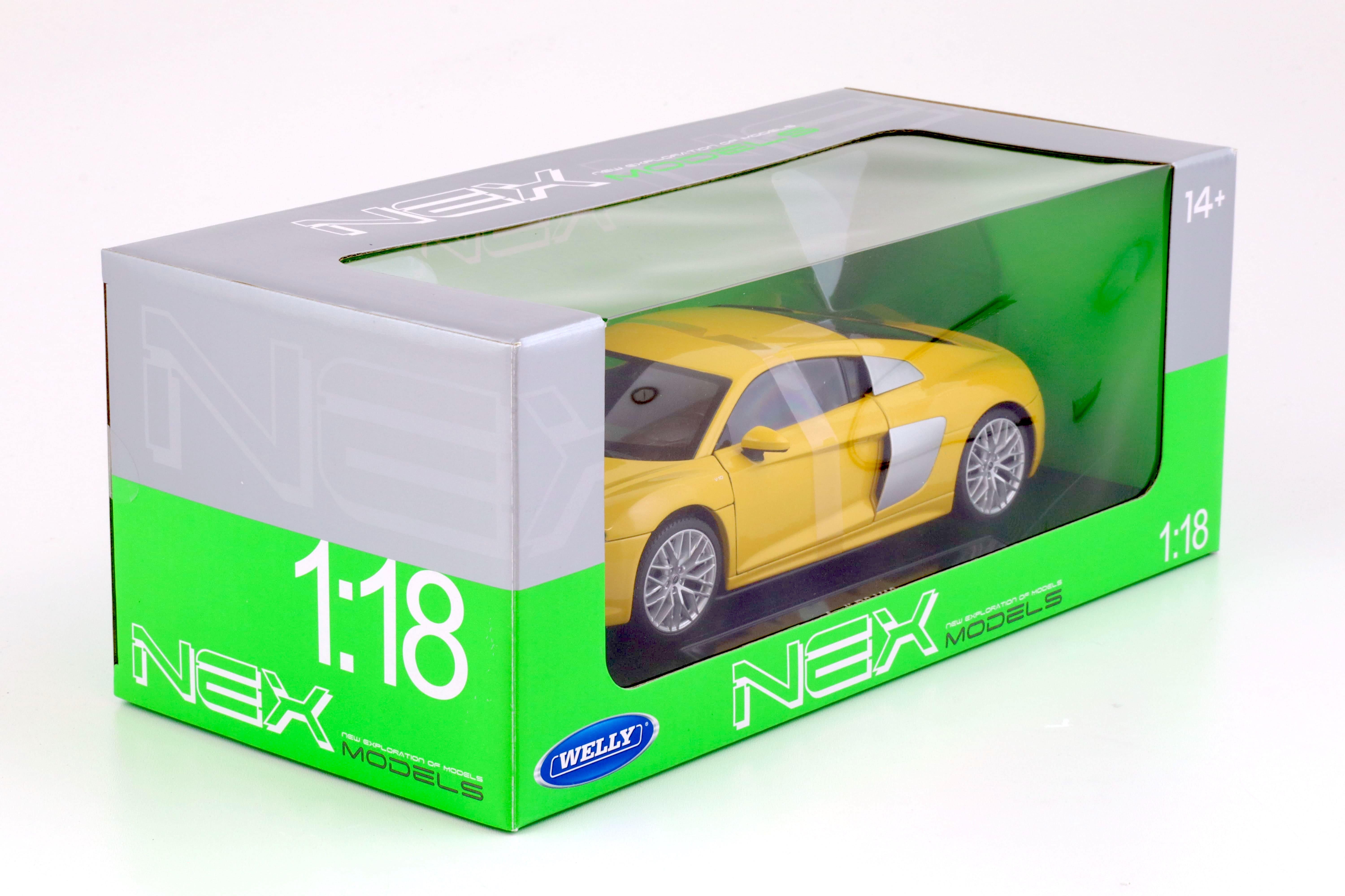 1:18 Welly Audi R8 V10 Coupe yellow 2016