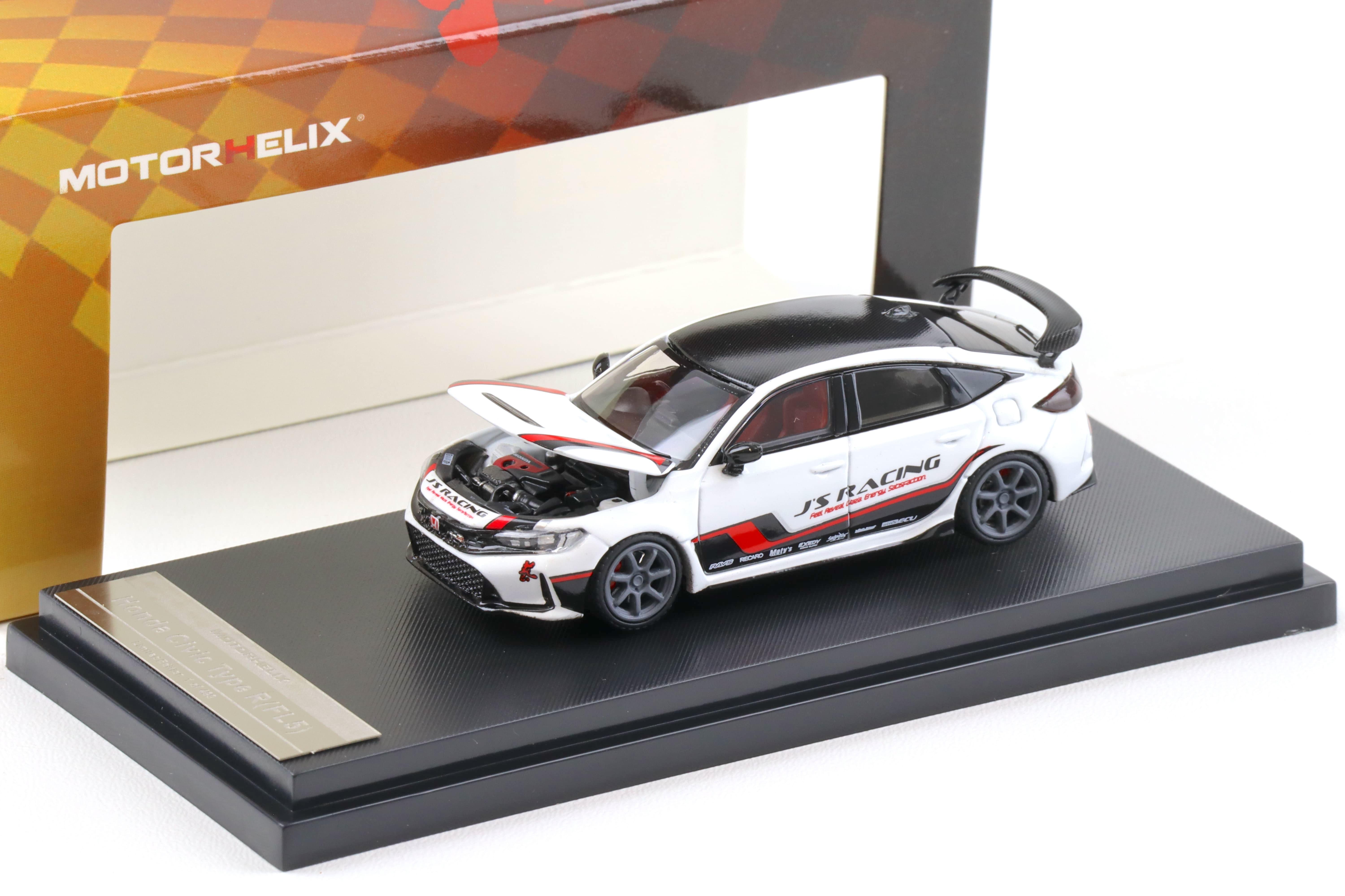 1:64 Motorhelix Honda Civic Type R (FL5) J'S Racing white pearl M65317